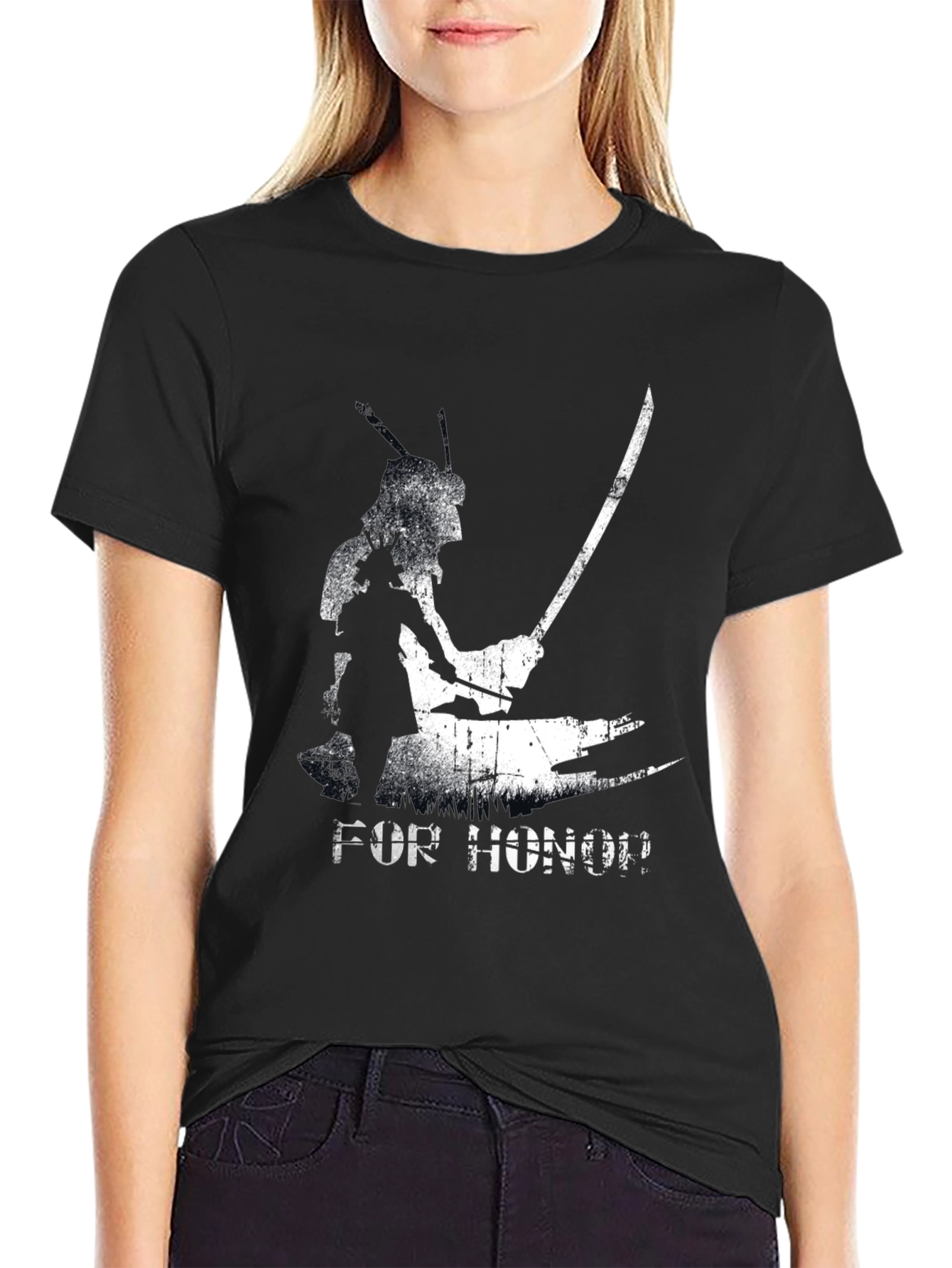 For Honor Samurai Graphic Black T-Shirt