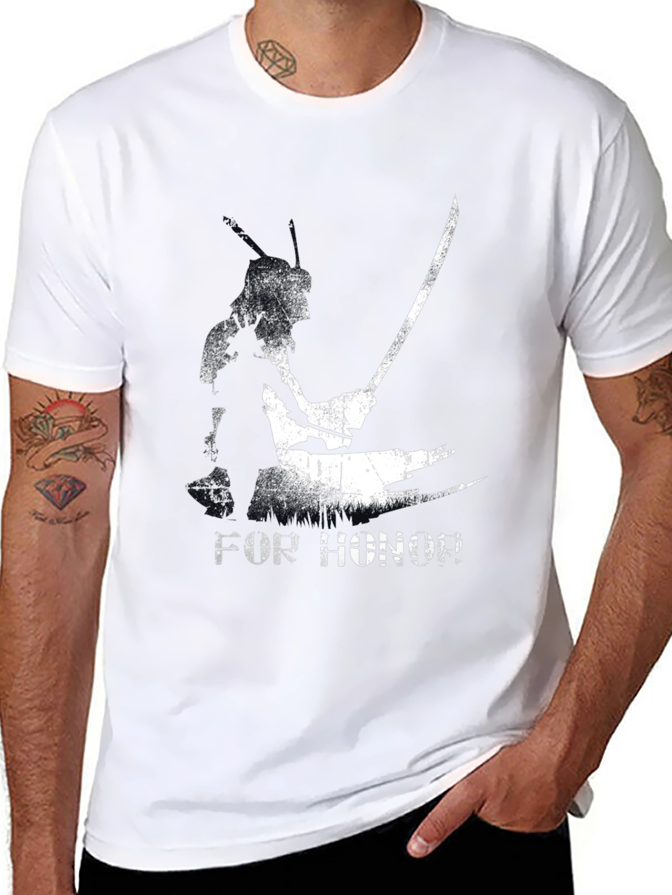 For Honor Samurai Graphic Black T-Shirt