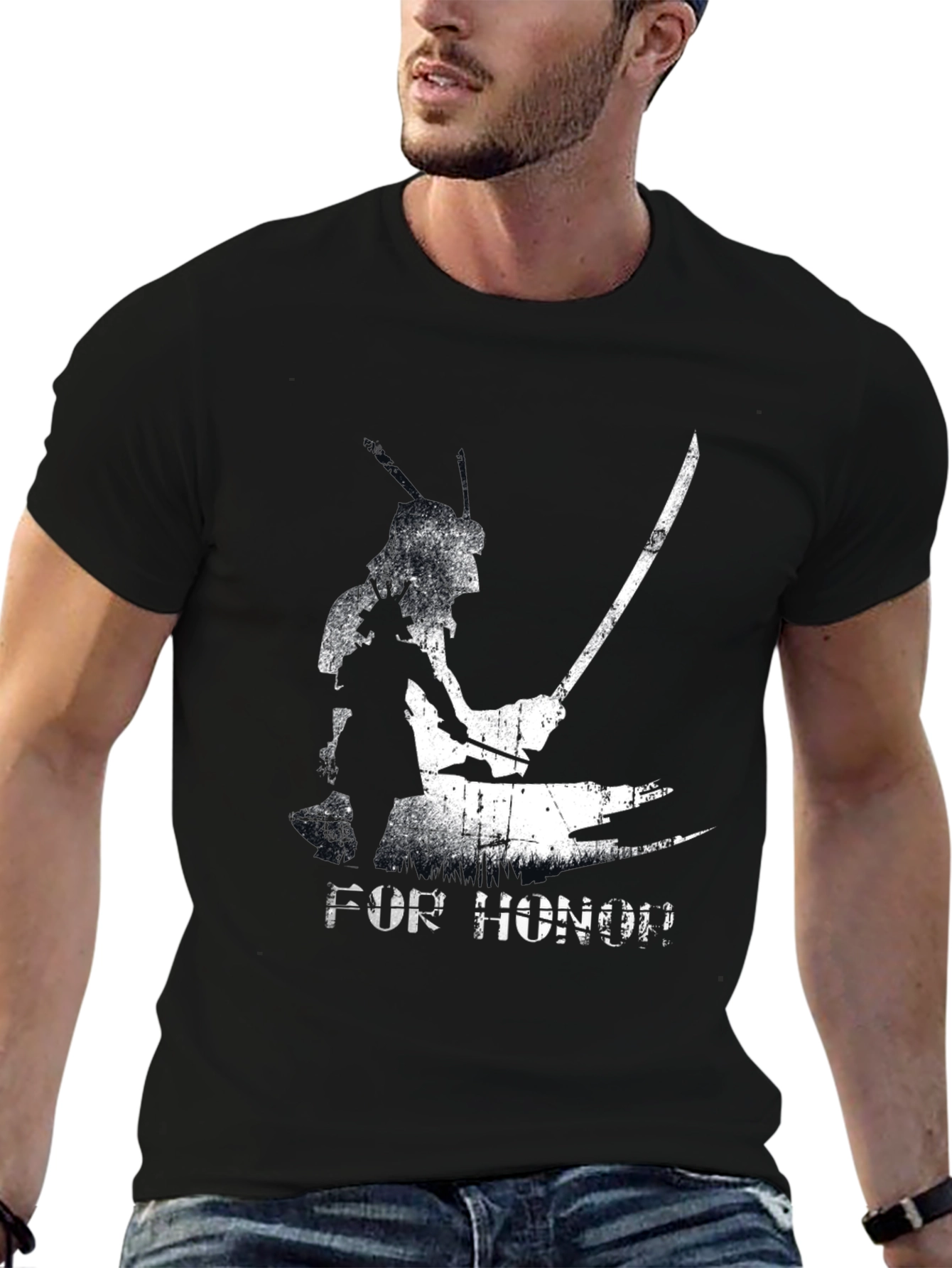 For Honor Samurai Graphic Black T-Shirt