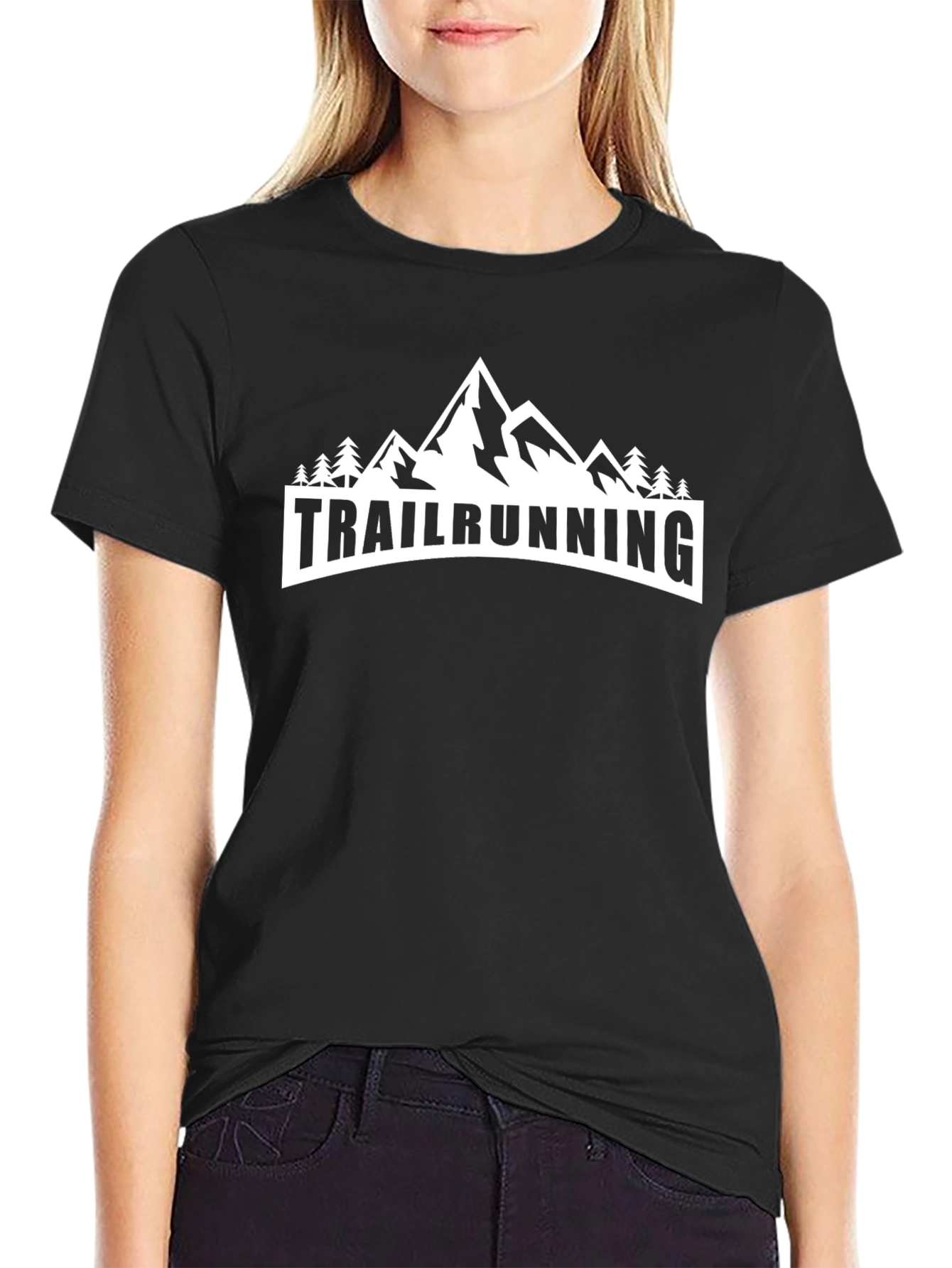 Trailrunning Graphic T-Shirt - Mountain Design