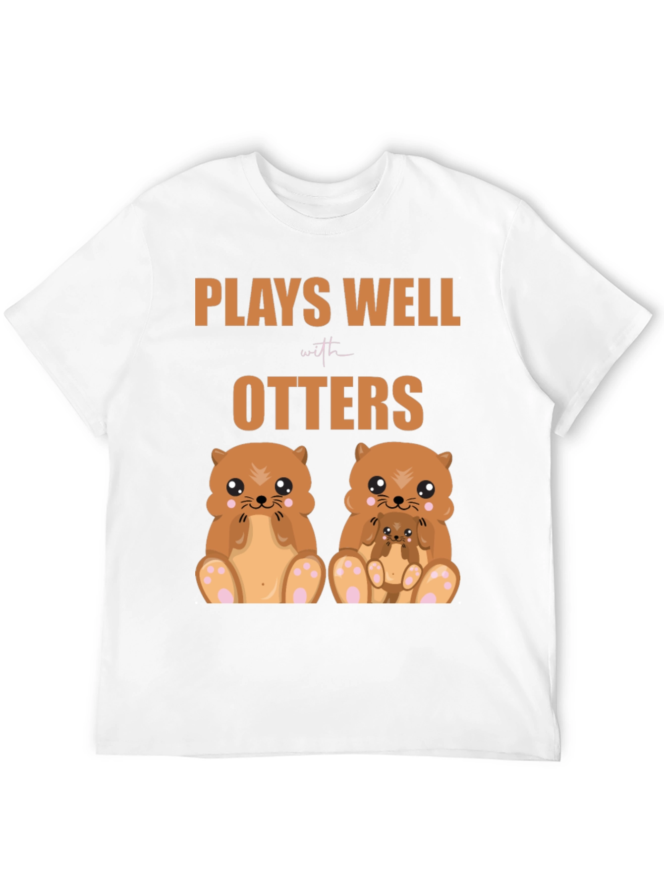 Plays Well with Otters Graphic T-Shirt