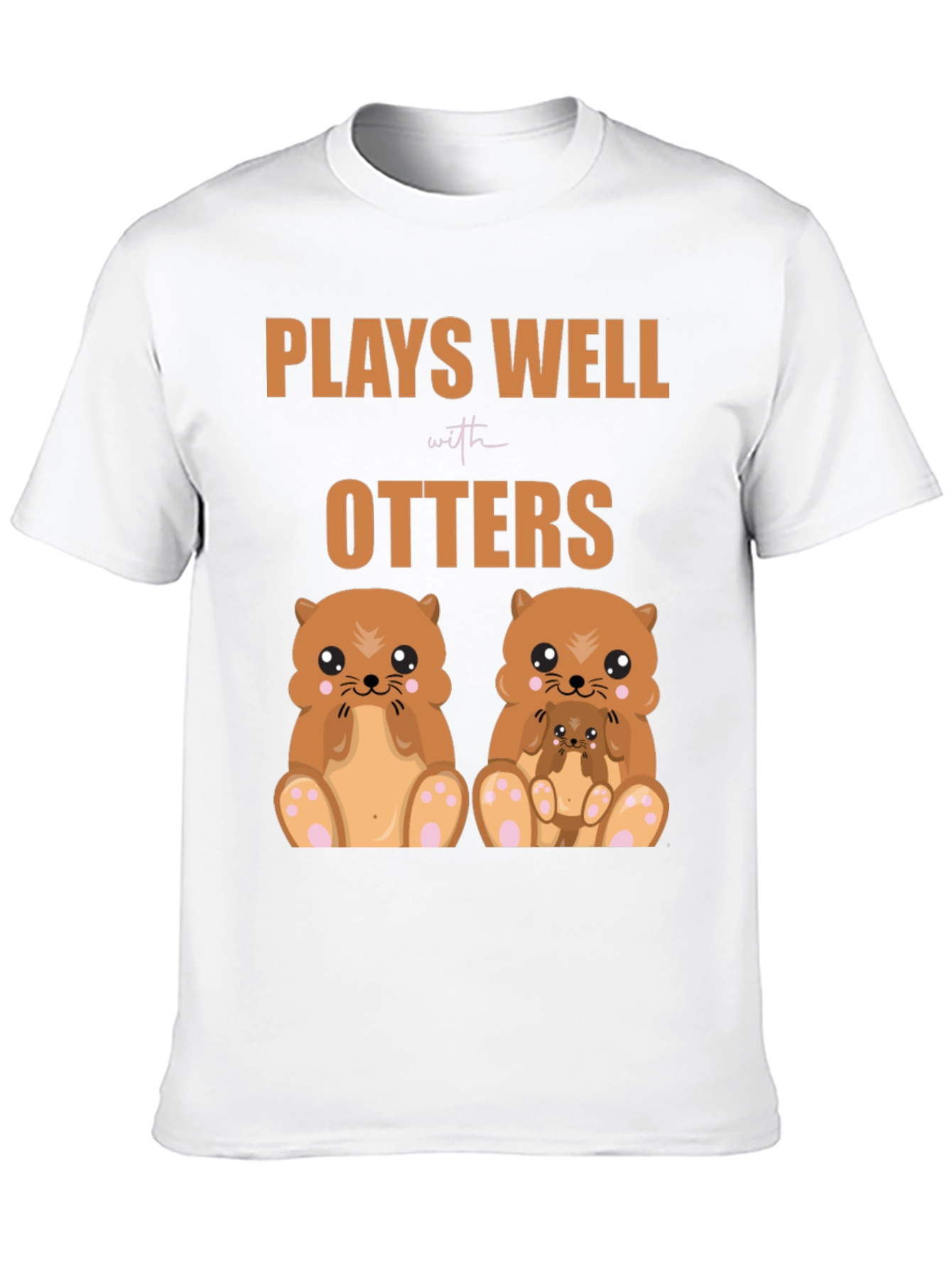 Plays Well with Otters Graphic T-Shirt