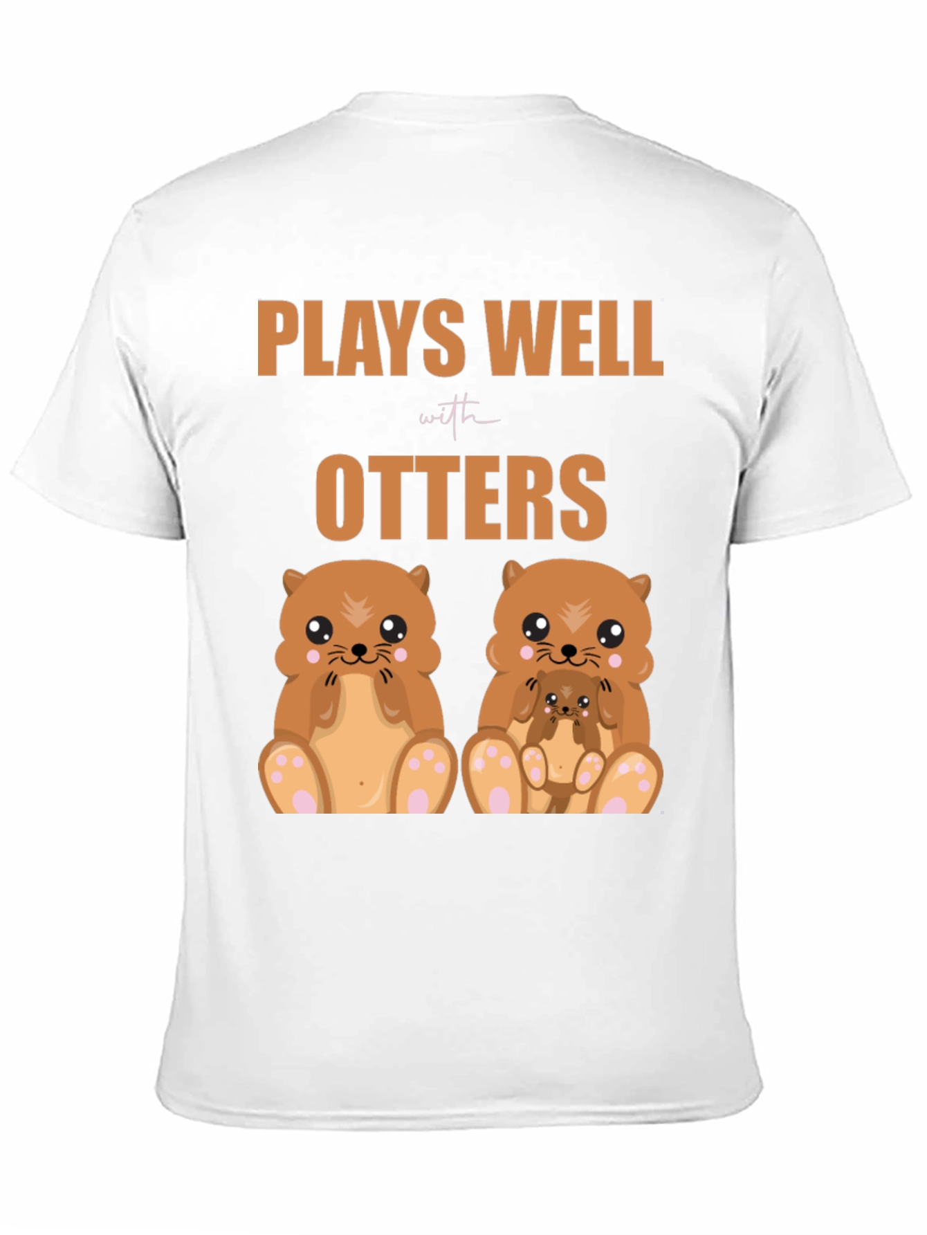 Plays Well with Otters Graphic T-Shirt