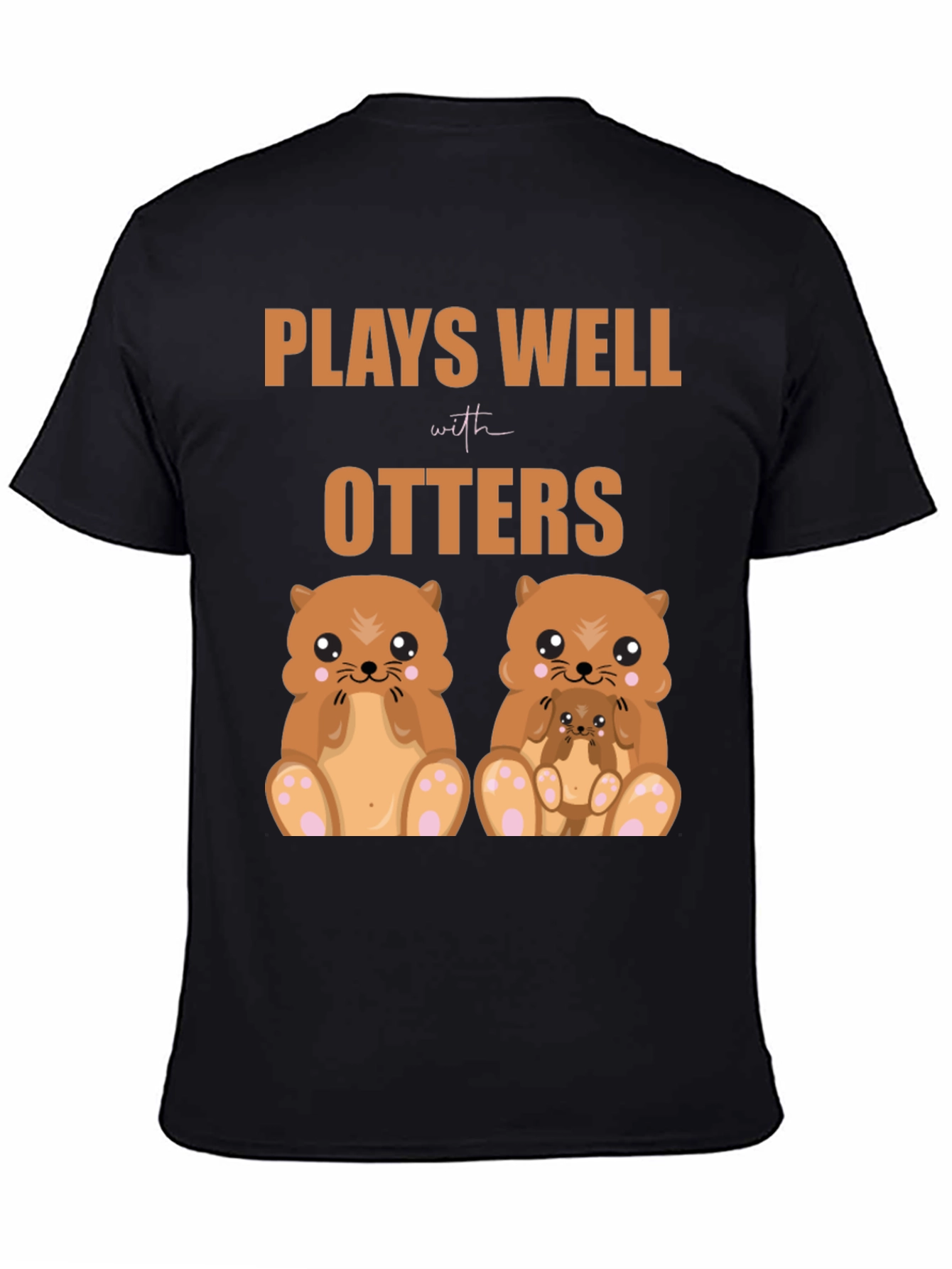 Plays Well with Otters Graphic T-Shirt