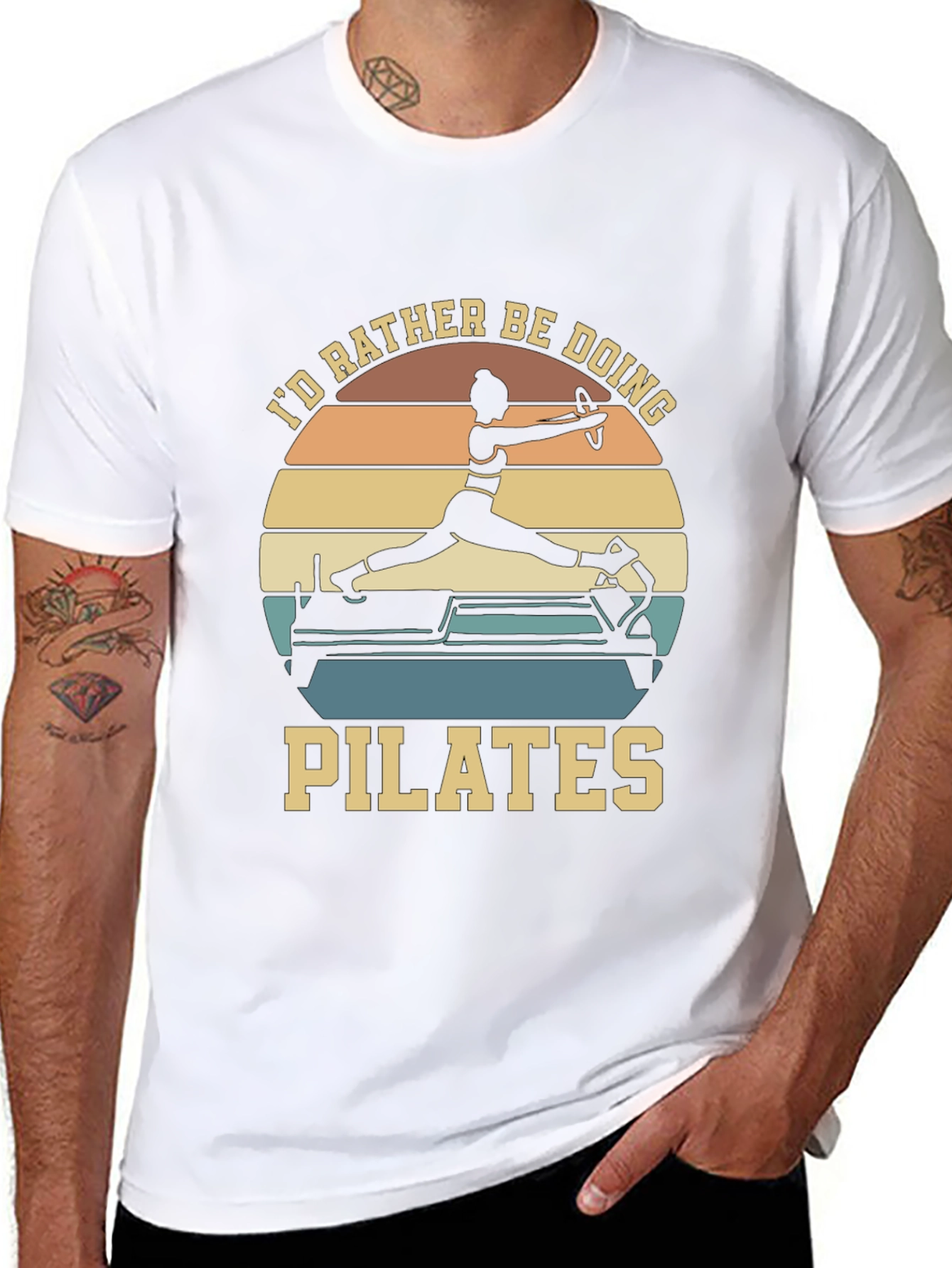 Id Rather Be Doing Pilates Graphic Tee