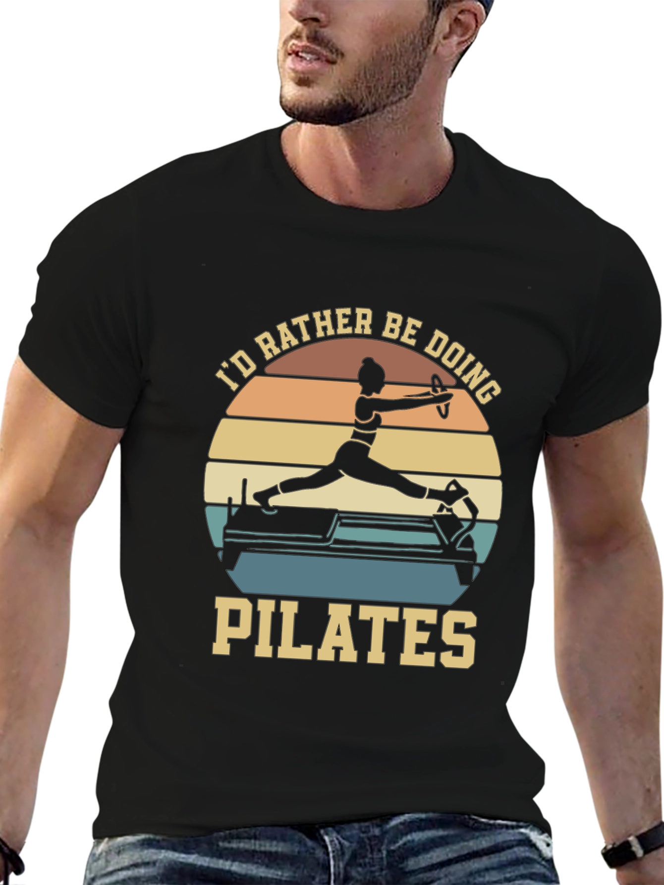 Id Rather Be Doing Pilates Graphic Tee