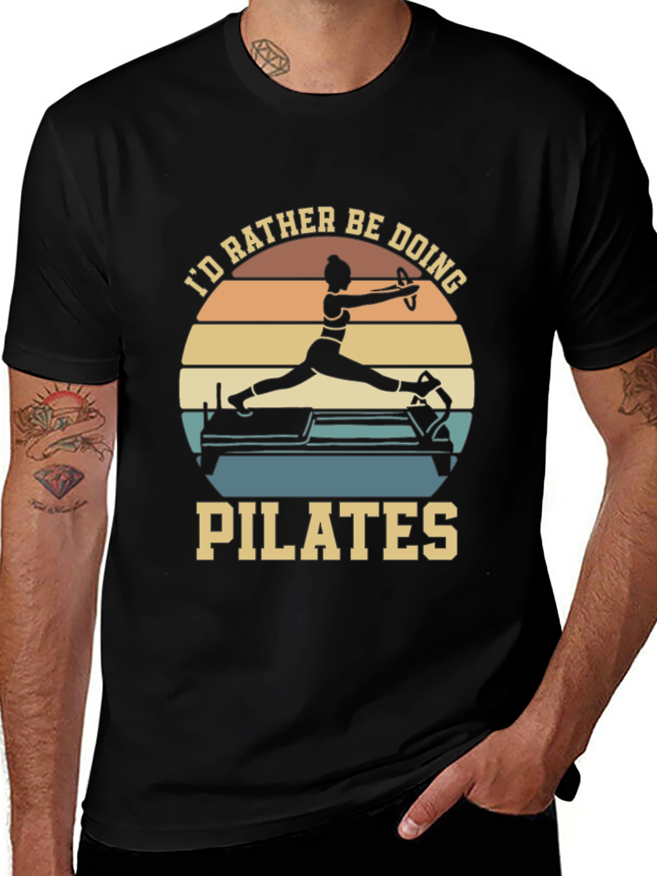 Id Rather Be Doing Pilates Graphic Tee
