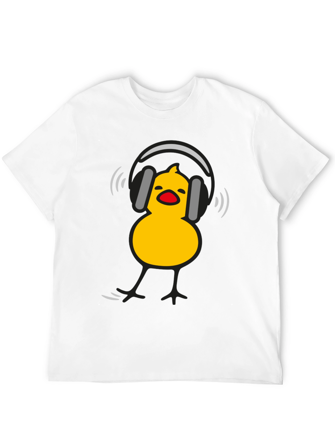 DJ Chick Graphic Tee - Black Cotton T-Shirt