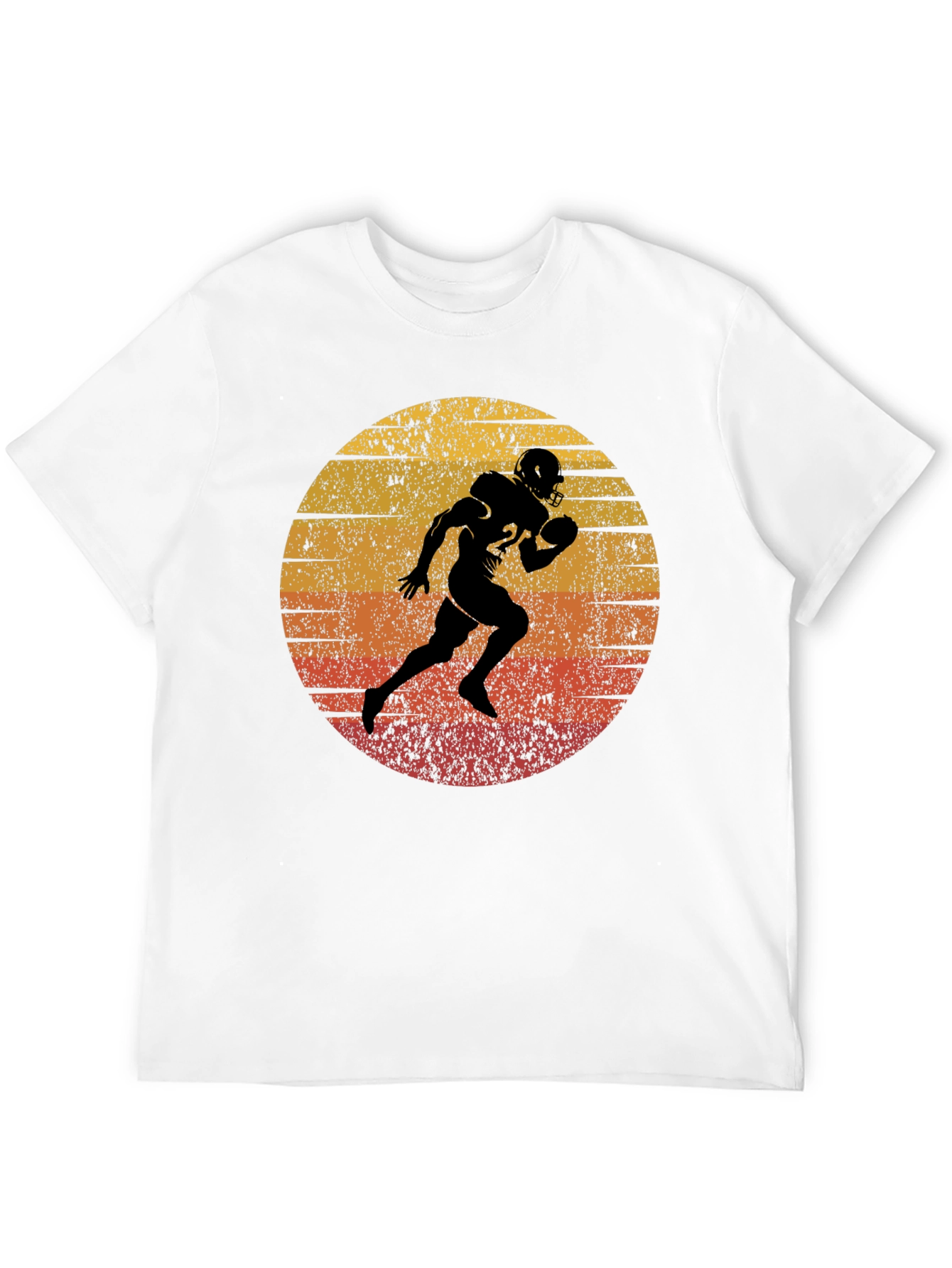 Retro Football Player Graphic Tee