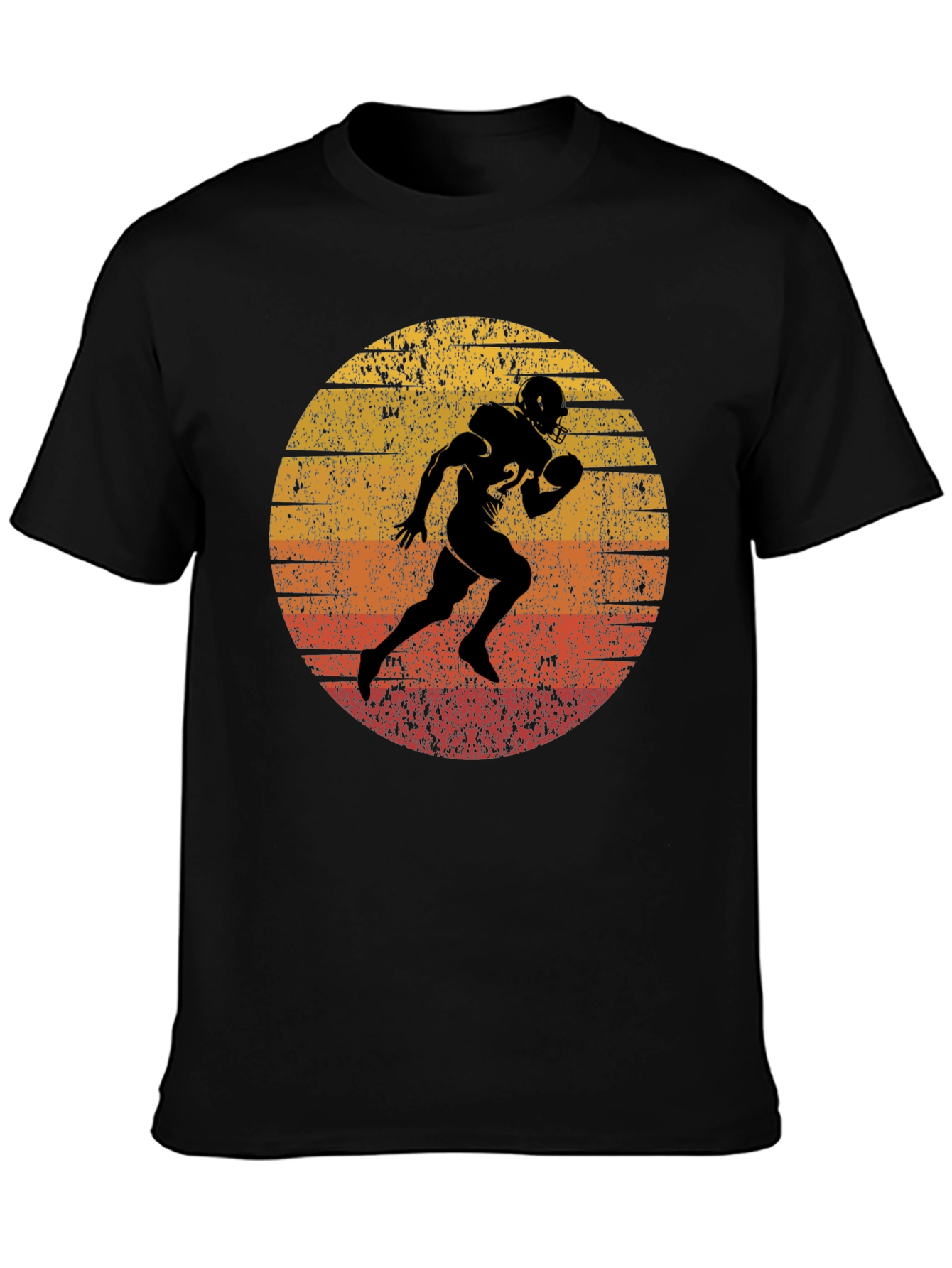Retro Football Player Graphic Tee
