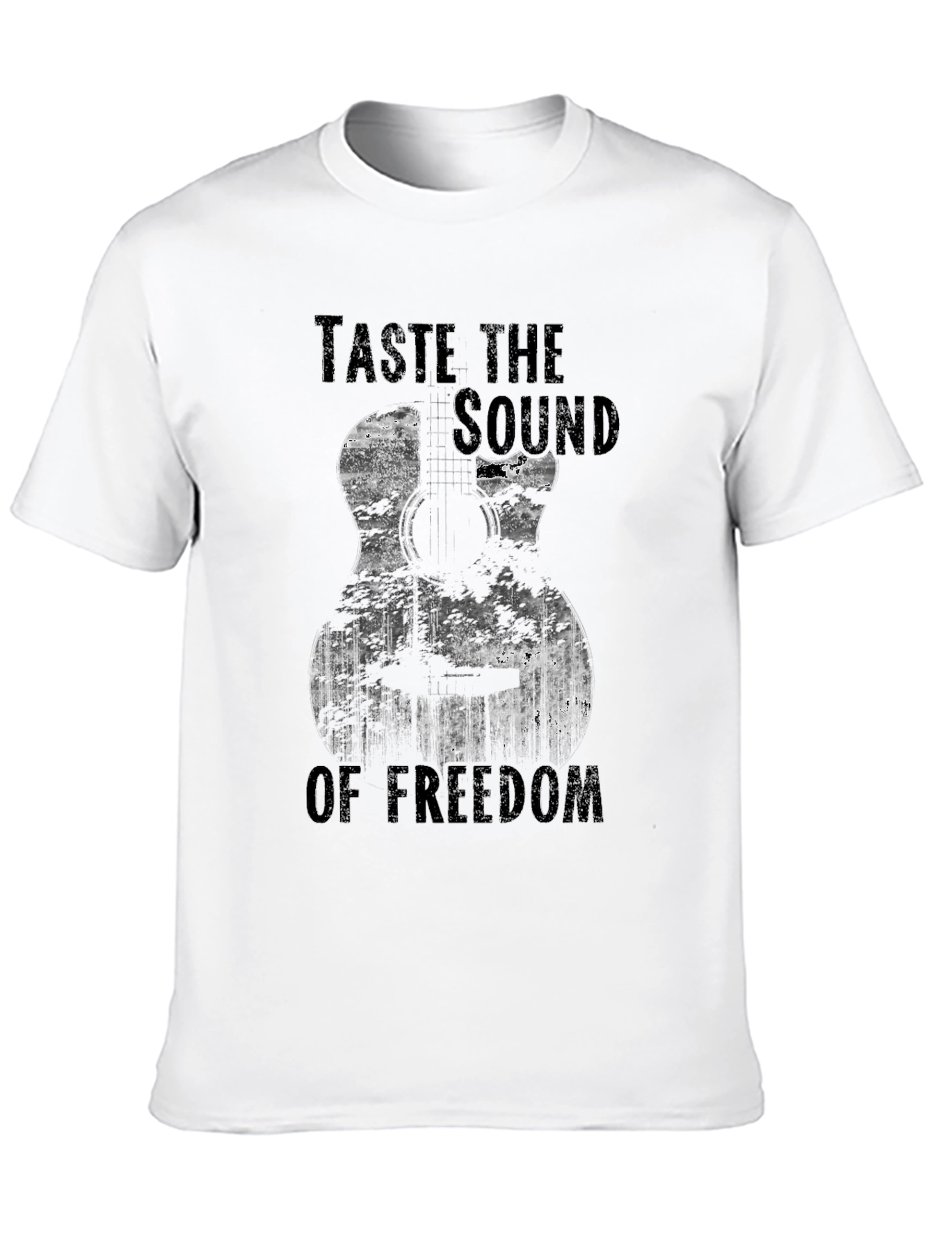 Taste the Sound of Freedom Guitar T-Shirt