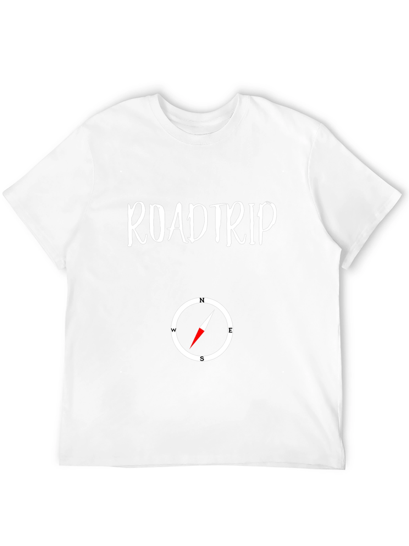 Roadtrip Compass Graphic T-Shirt - Black