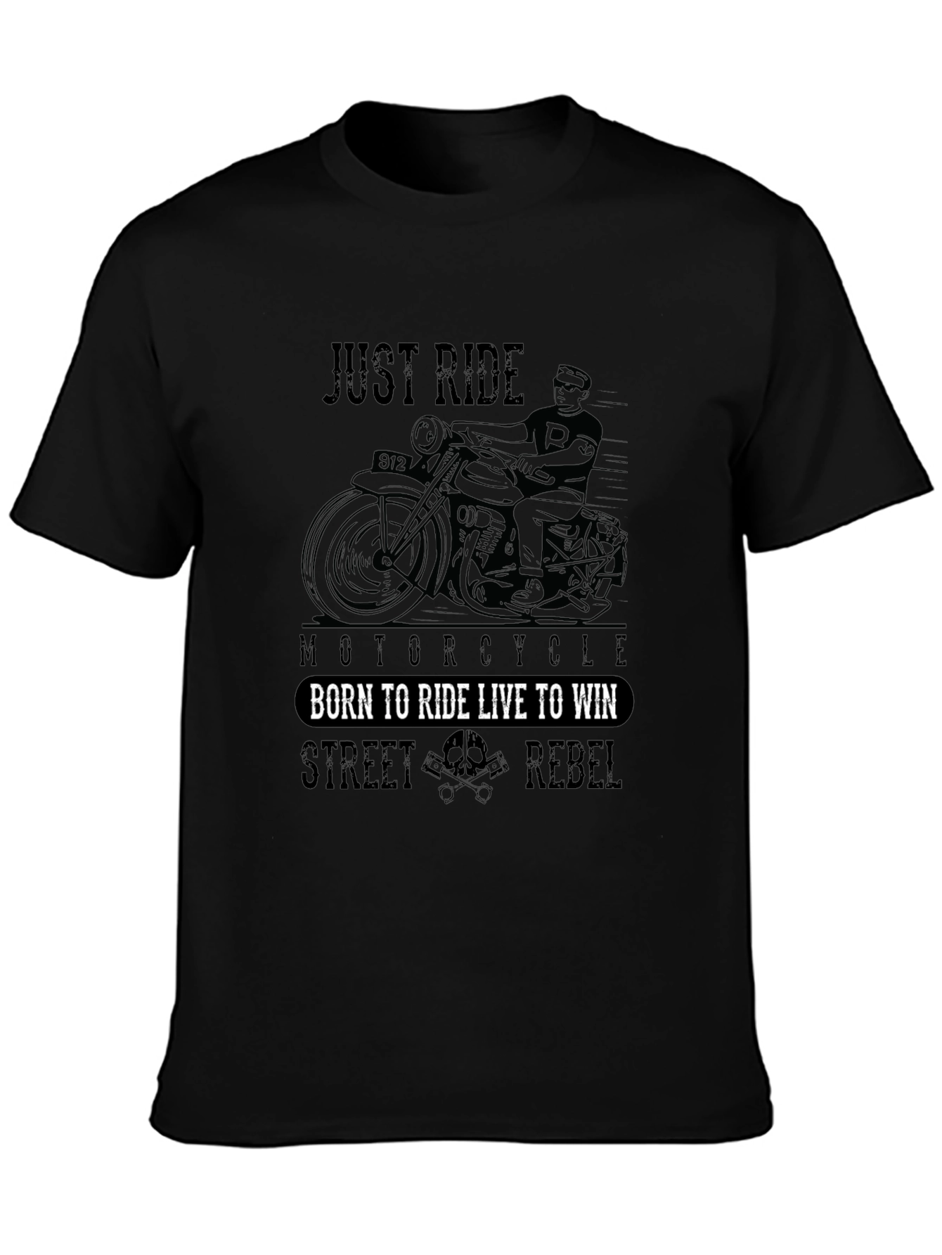 Born to Ride Motorcycle T-Shirt