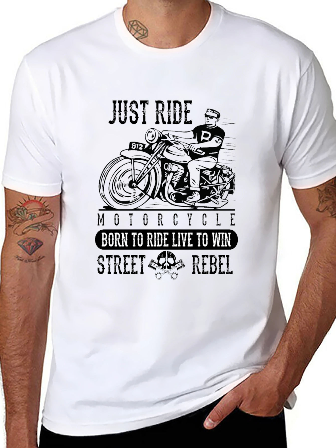 Born to Ride Motorcycle T-Shirt