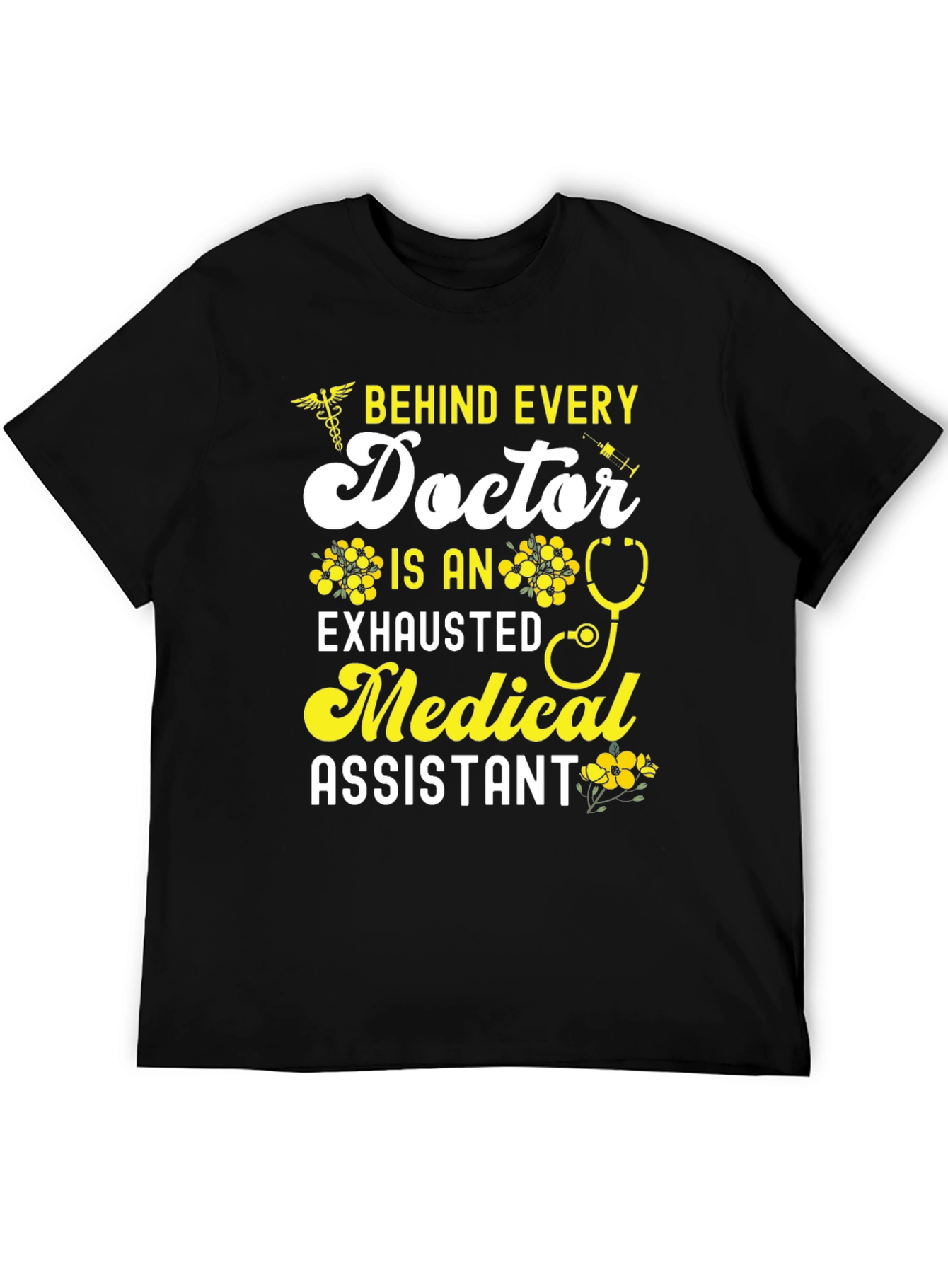 Exhausted Medical Assistant Graphic Tee