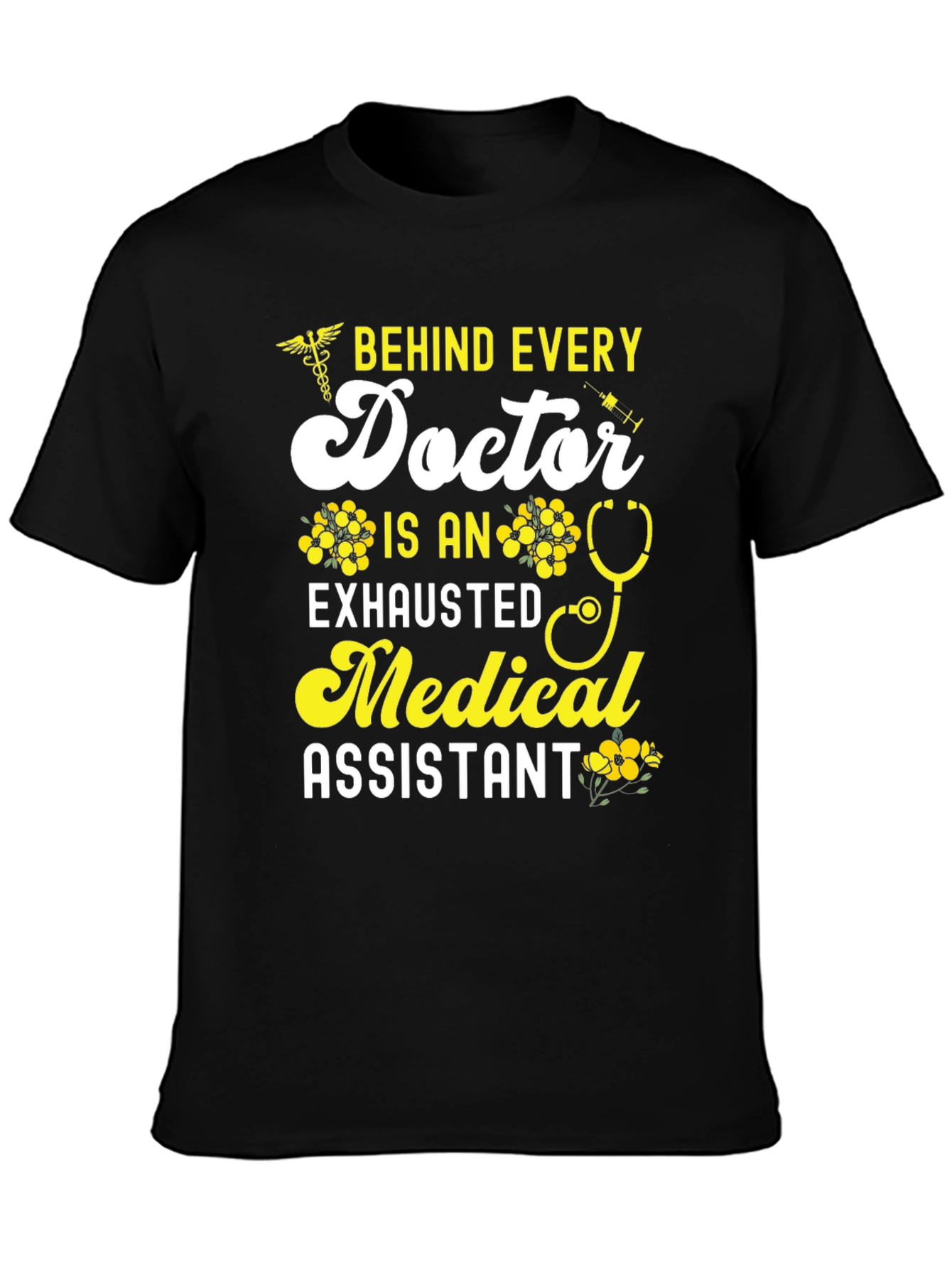 Exhausted Medical Assistant Graphic Tee