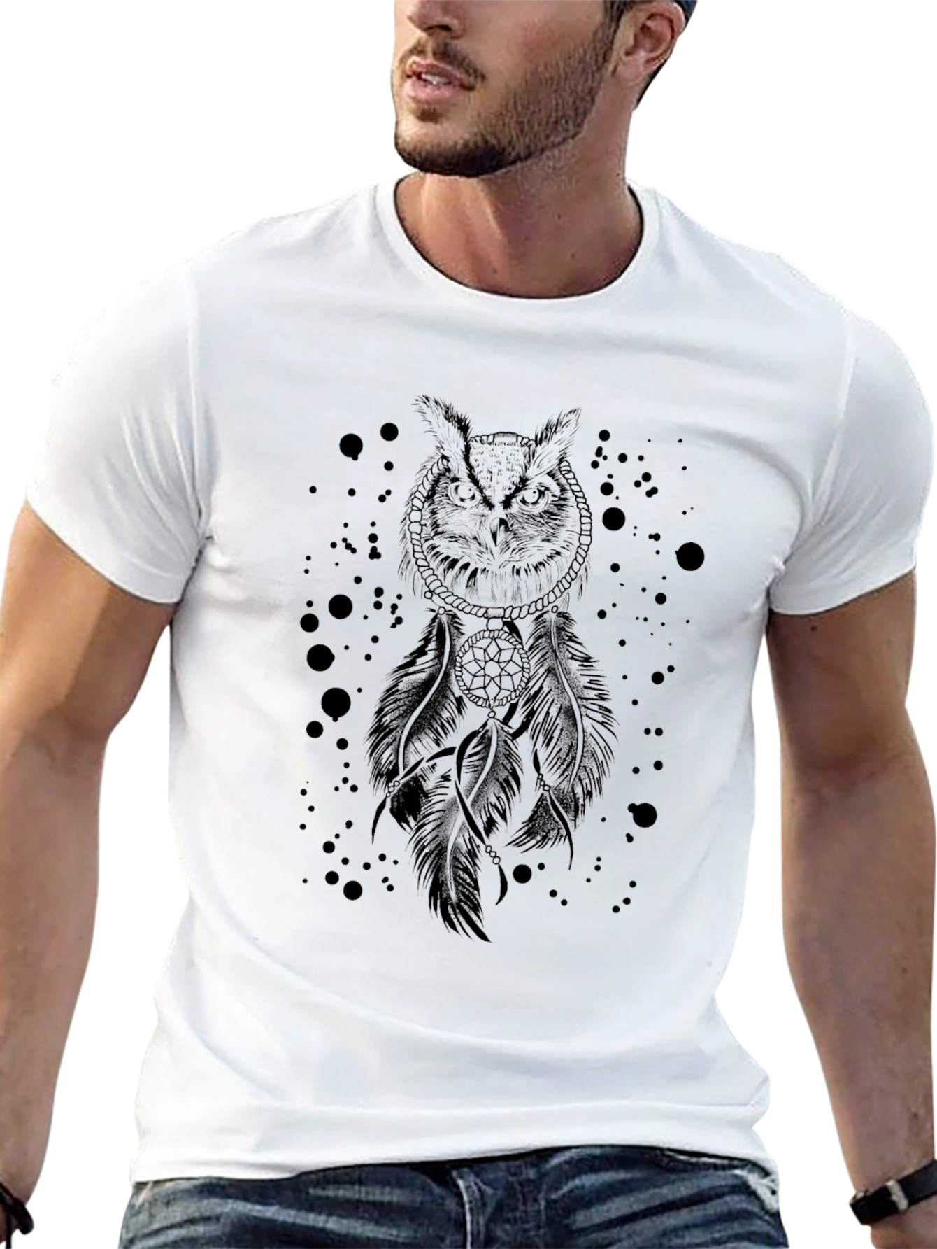 Owl Dreamcatcher Graphic T-Shirt