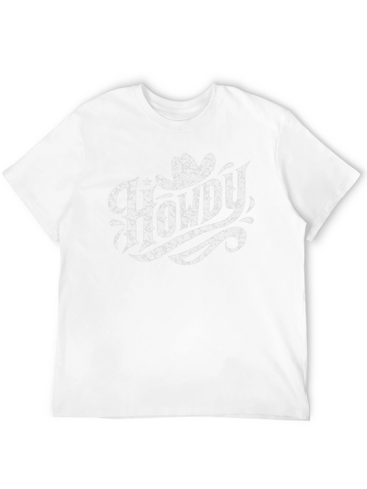 Howdy Cowboy Graphic T-Shirt - Western Style