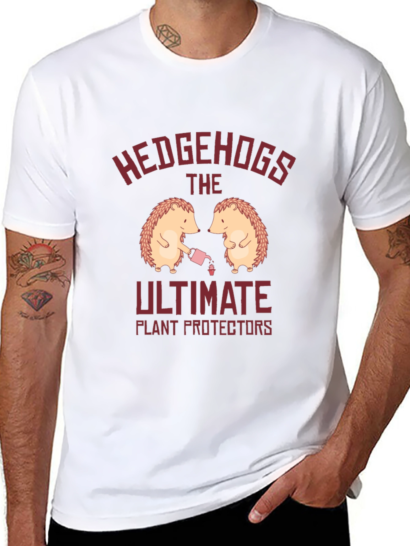 Hedgehogs Ultimate Plant Protectors Graphic Tee