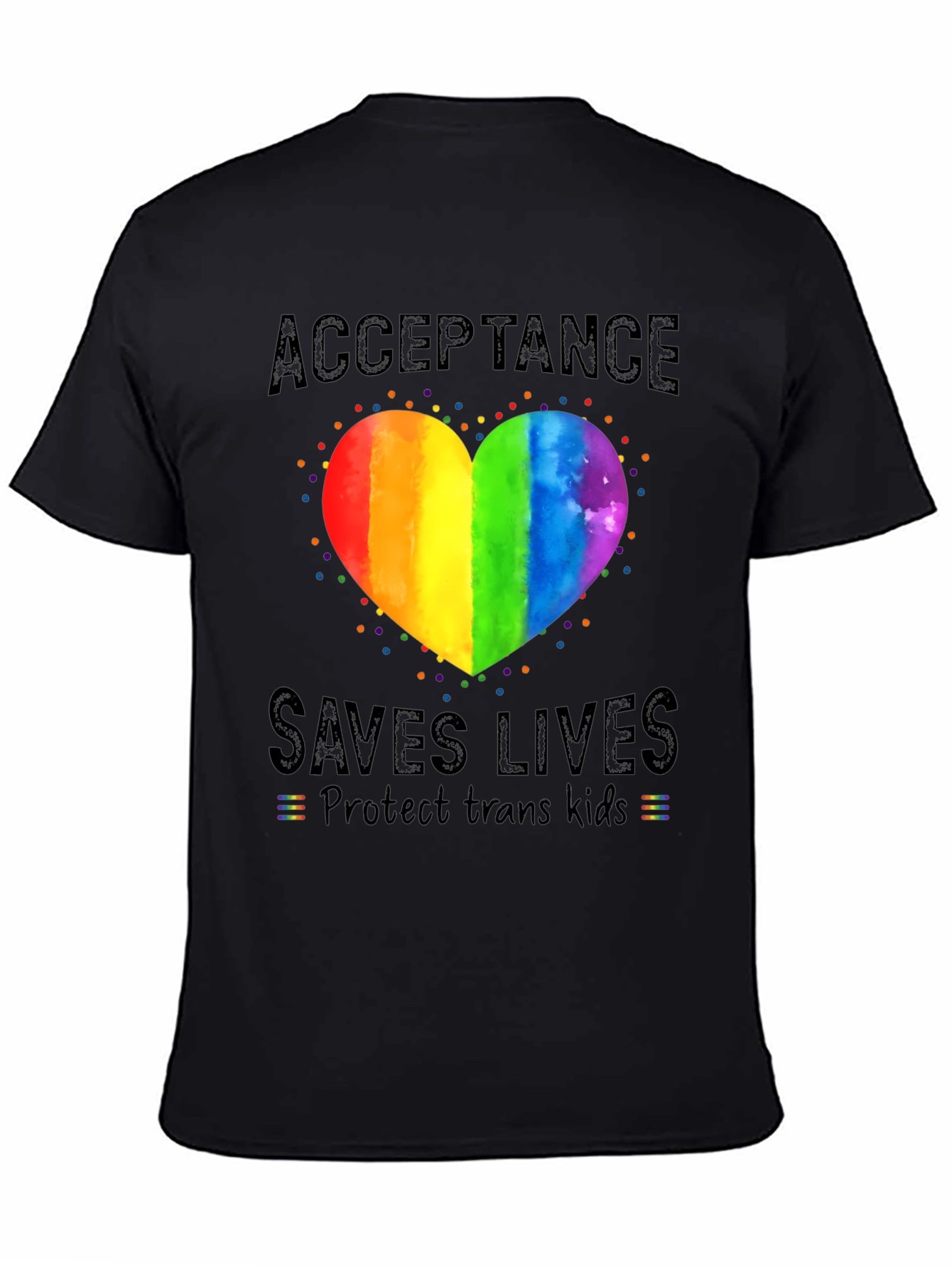 Acceptance Saves Lives LGBTQ+ T-Shirt