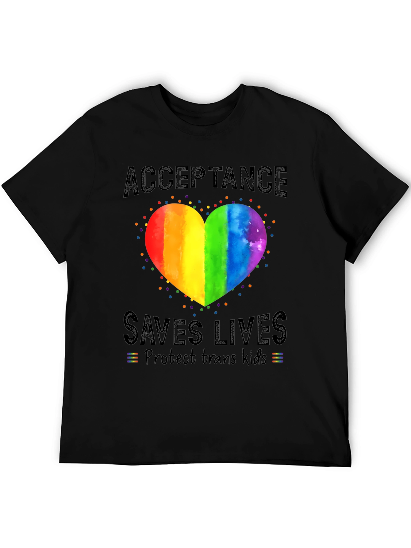Acceptance Saves Lives LGBTQ+ T-Shirt