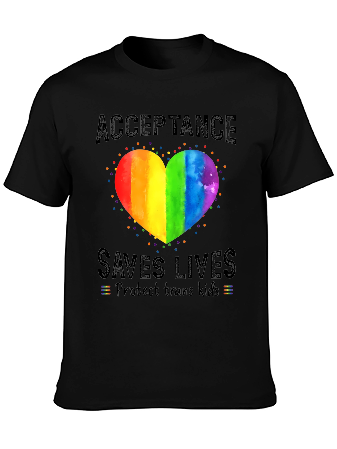Acceptance Saves Lives LGBTQ+ T-Shirt