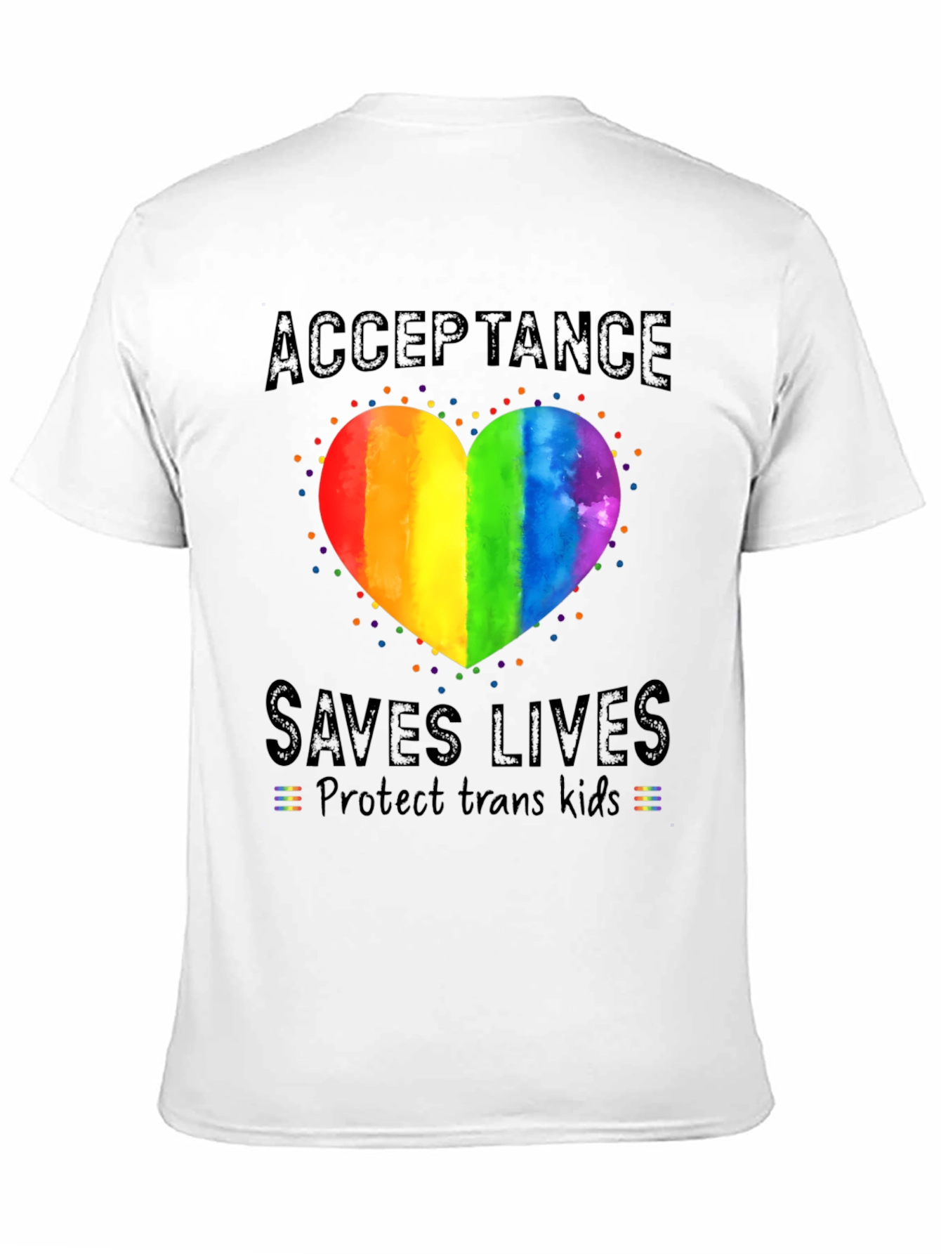 Acceptance Saves Lives LGBTQ+ T-Shirt