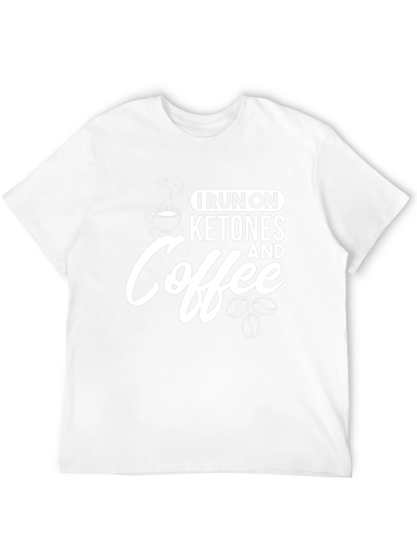 I Run On Ketones and Coffee T-Shirt - Black