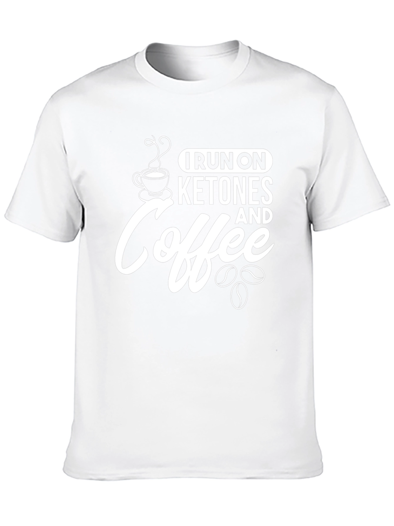 I Run On Ketones and Coffee T-Shirt - Black