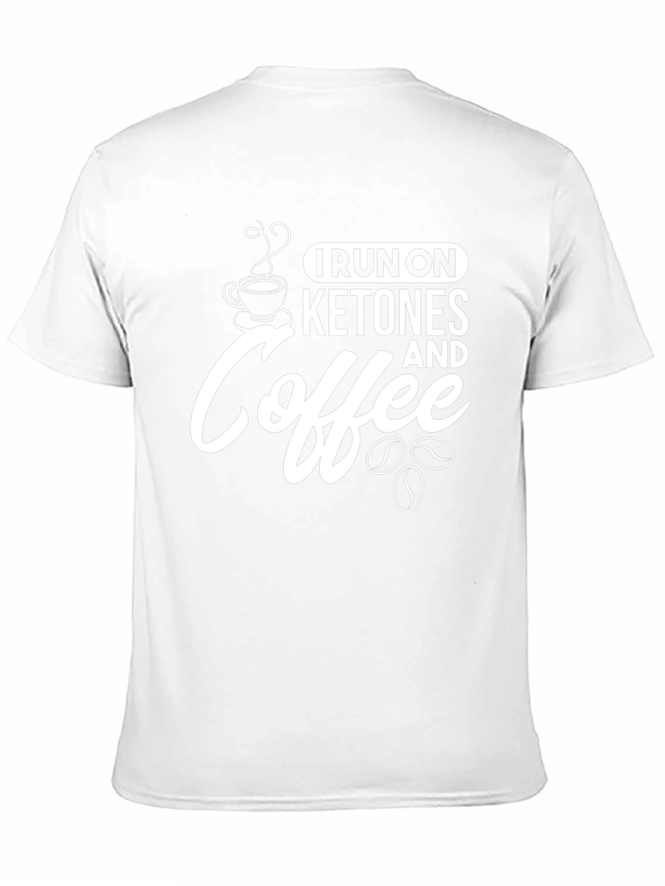 I Run On Ketones and Coffee T-Shirt - Black