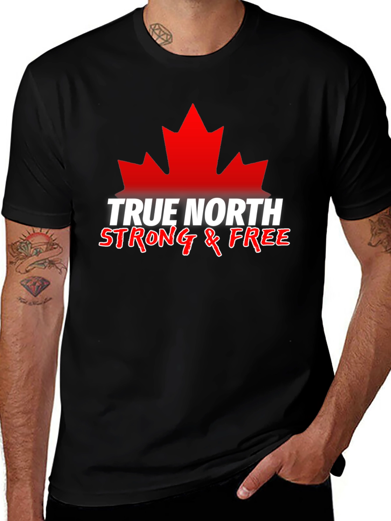 True North Strong & Free Graphic Tee