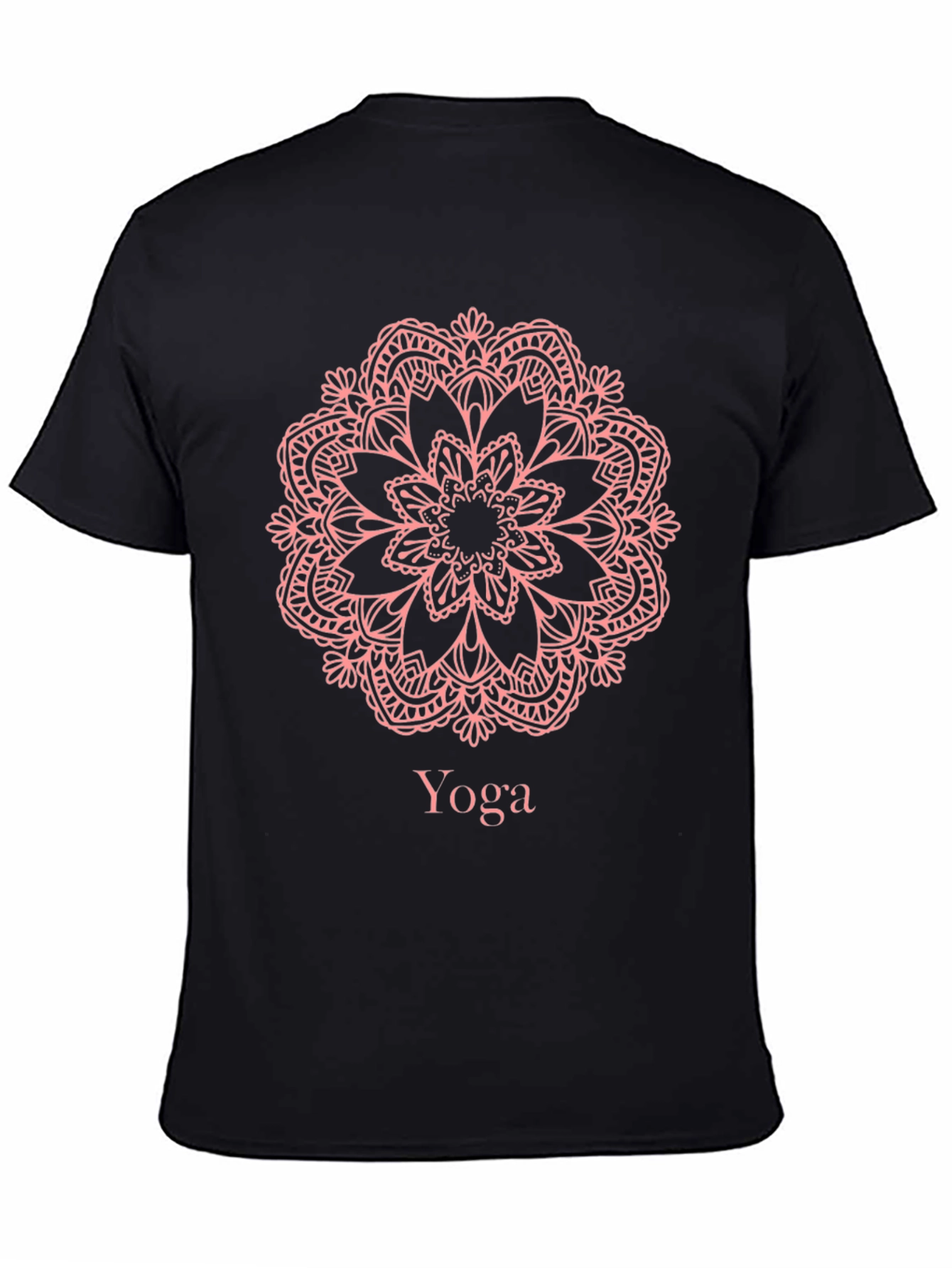 Yoga Mandala T-Shirt - Black