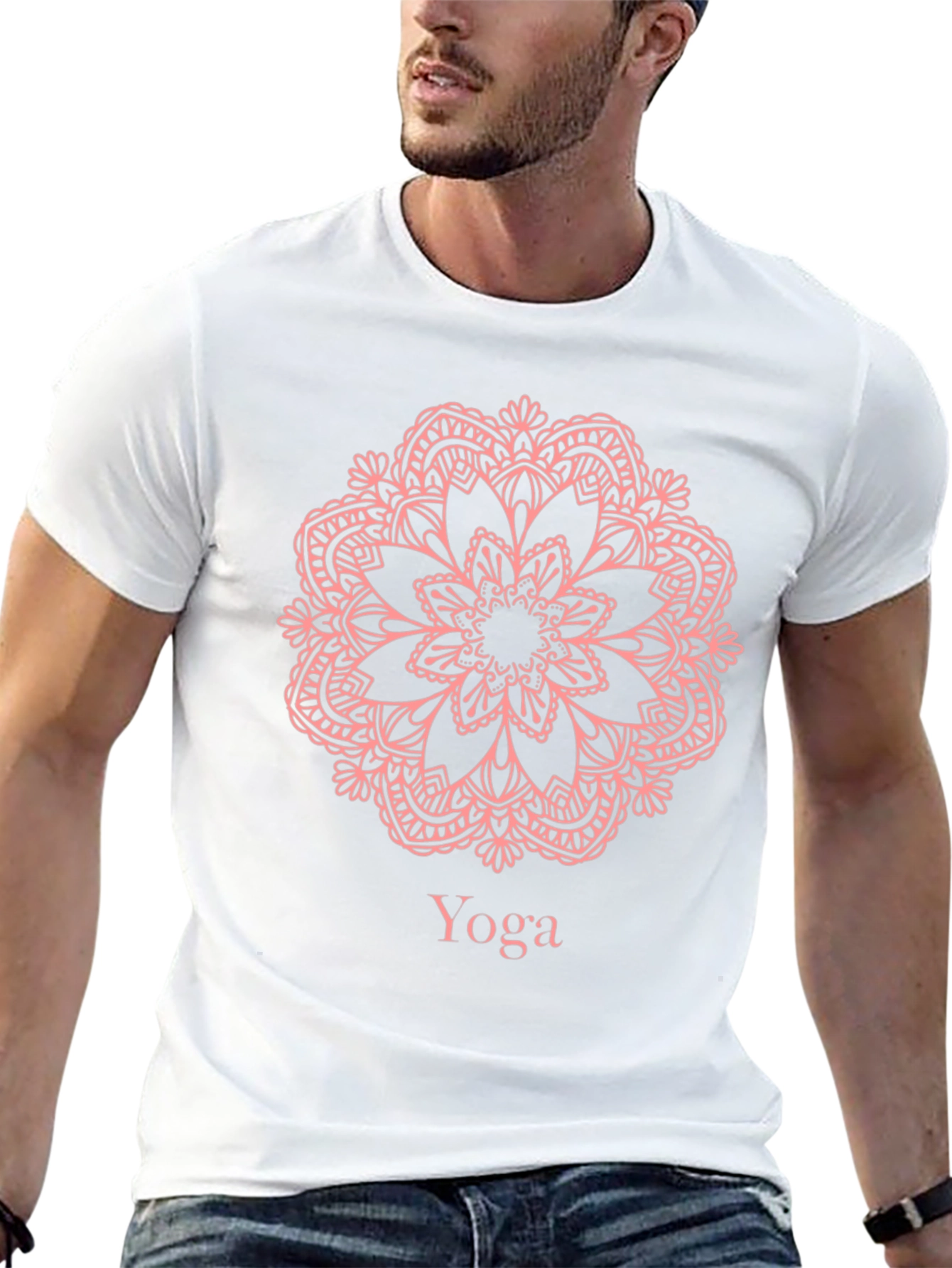 Yoga Mandala T-Shirt - Black