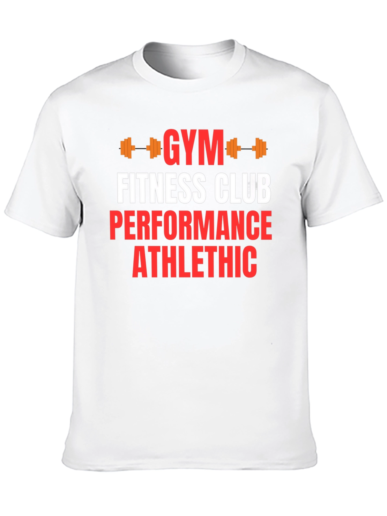 Gym Fitness Club Graphic Print T-Shirt