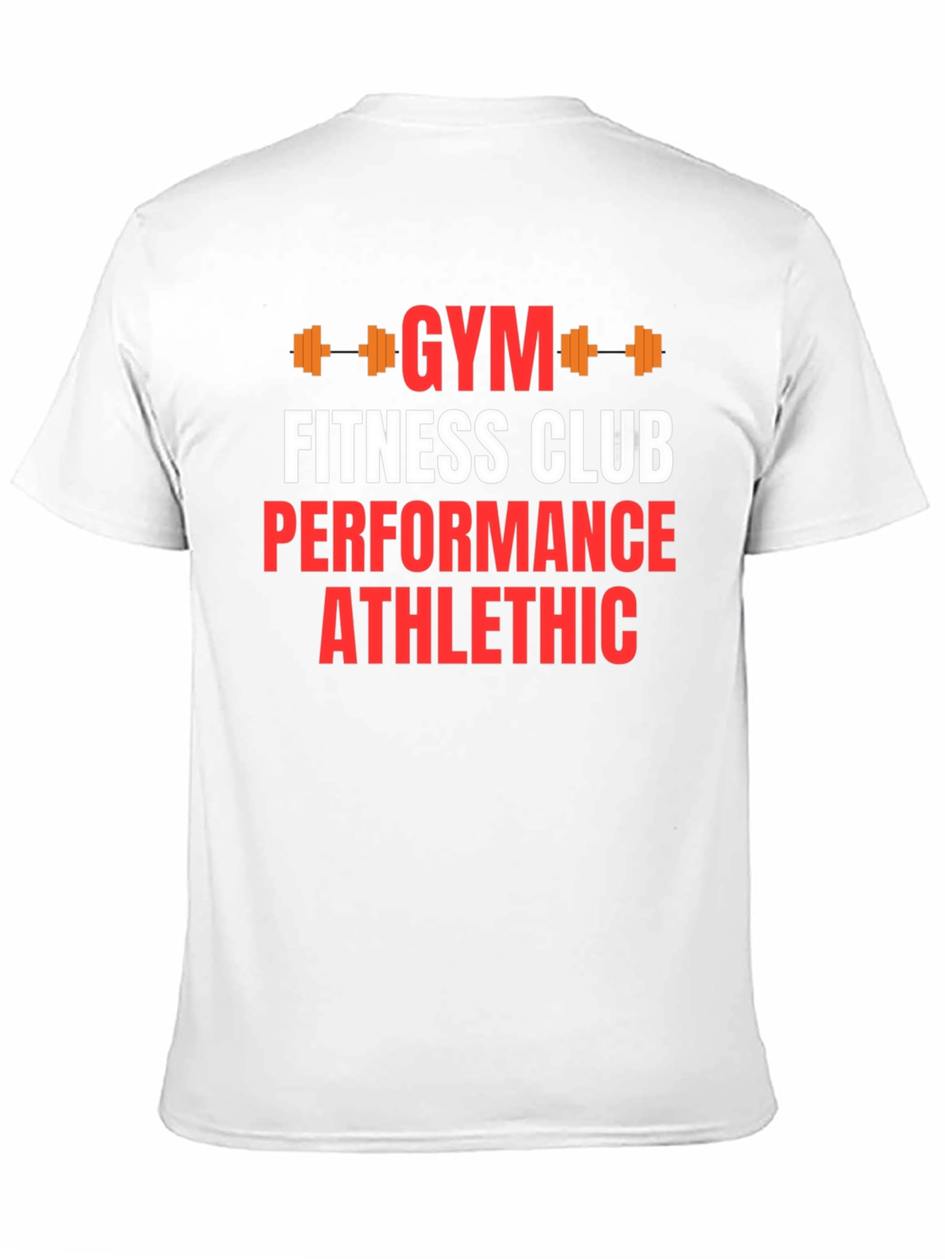 Gym Fitness Club Graphic Print T-Shirt