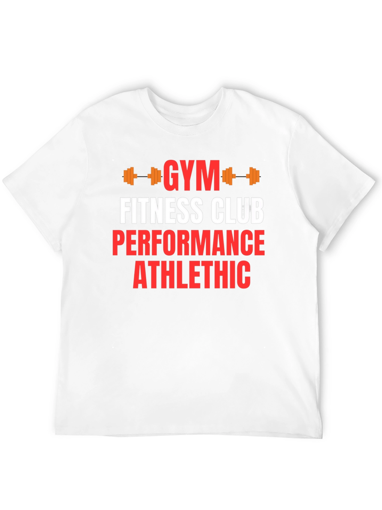 Gym Fitness Club Graphic Print T-Shirt