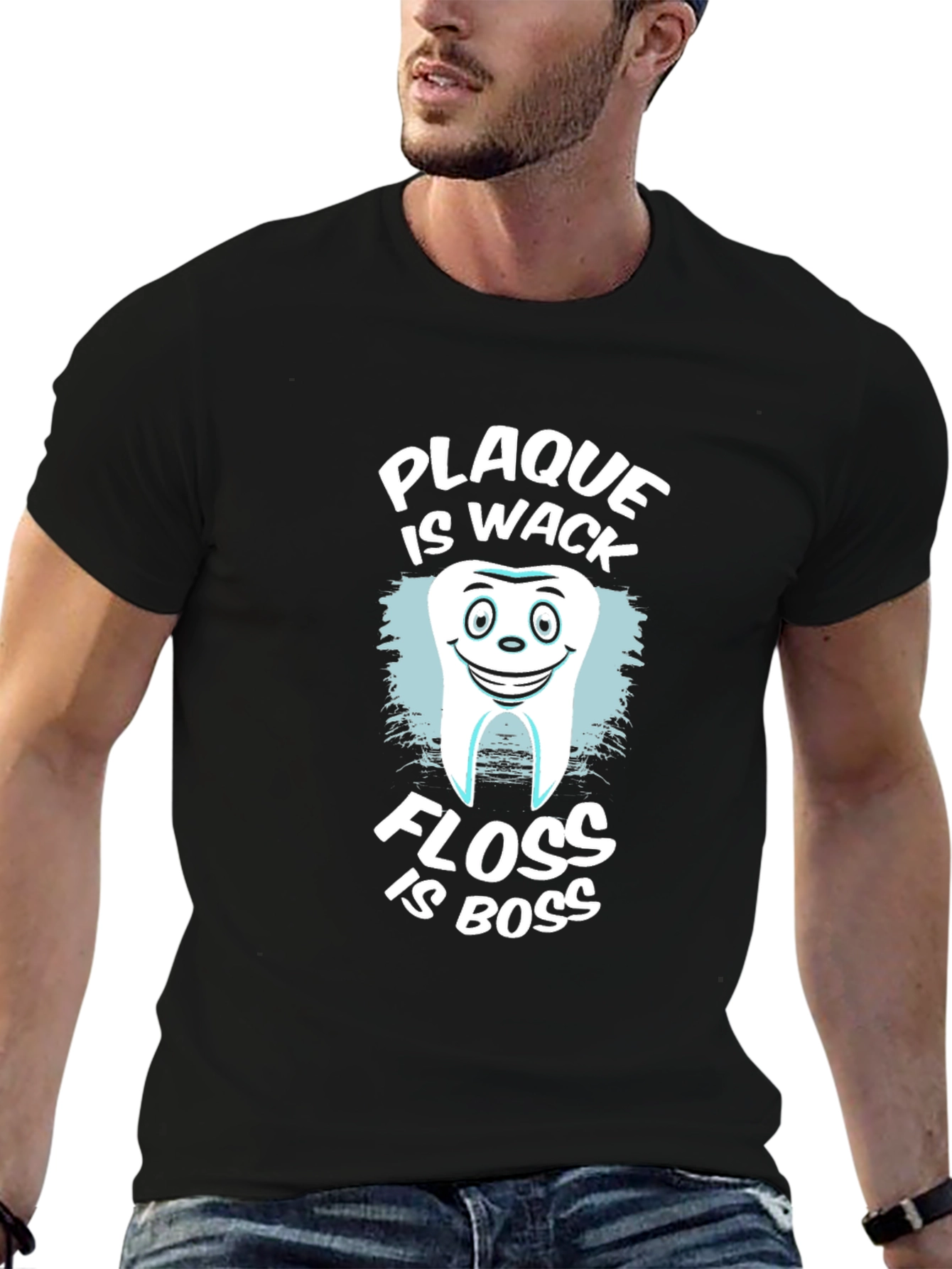 Plaque is Wack Floss is Boss Funny Dental T-Shirt
