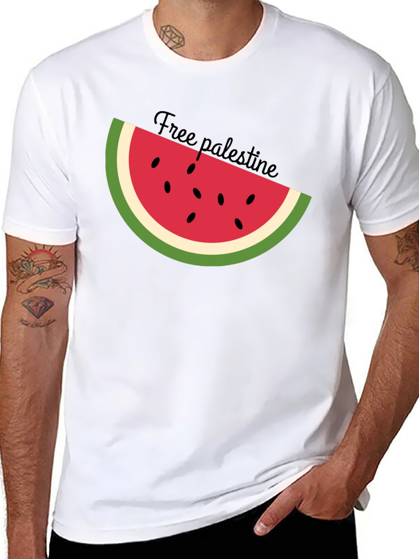 Free Palestine Watermelon T-Shirt