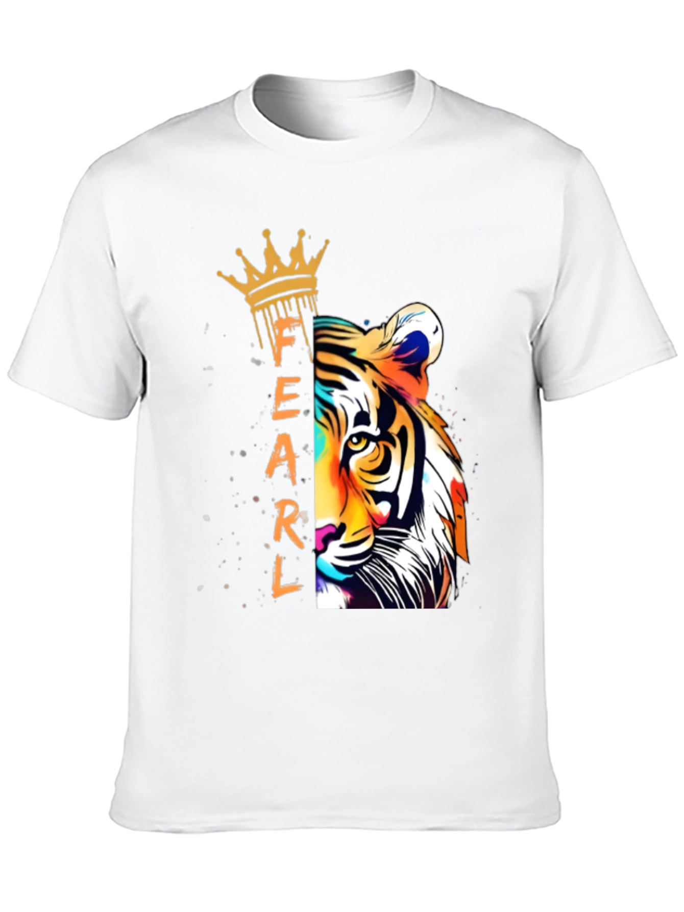 Fearless Tiger Graphic Tee - Black