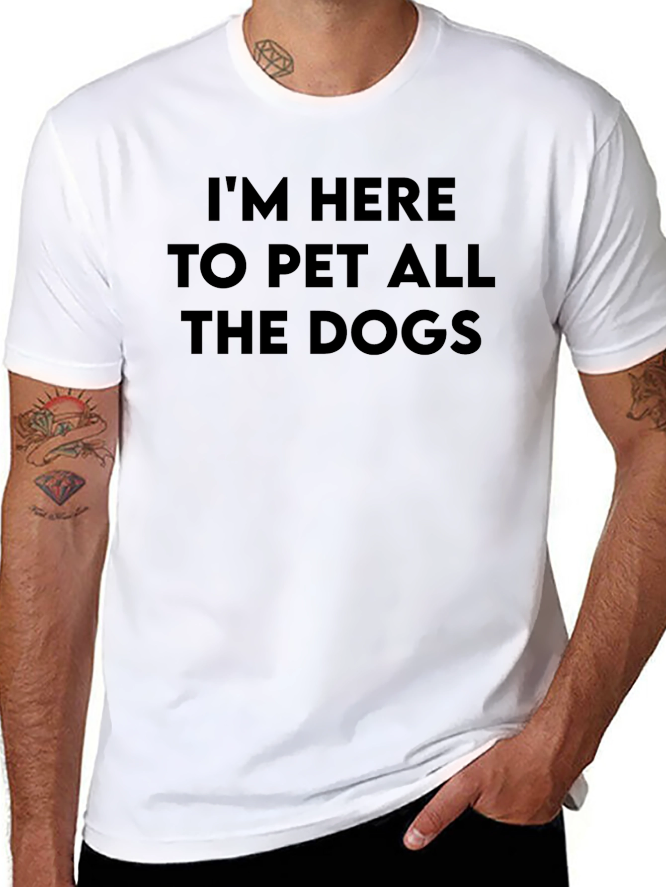 Pet All The Dogs Graphic Tee