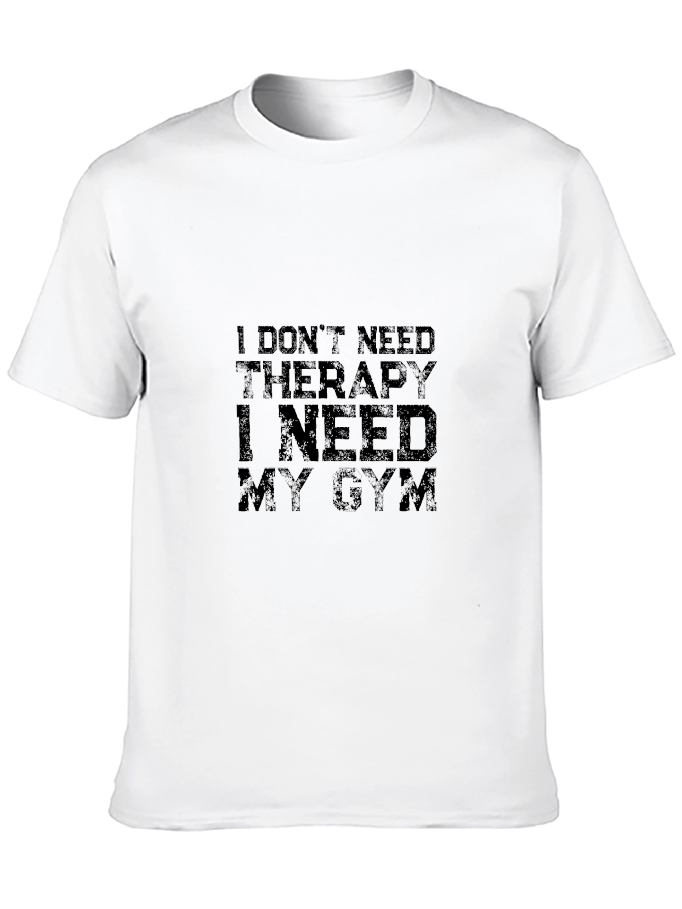 Gym Therapy T-Shirt - Black Short Sleeve Tee