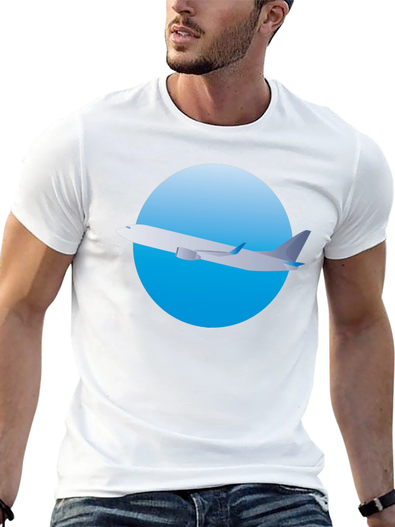 Airplane Graphic Tee - Aviation Lover Shirt