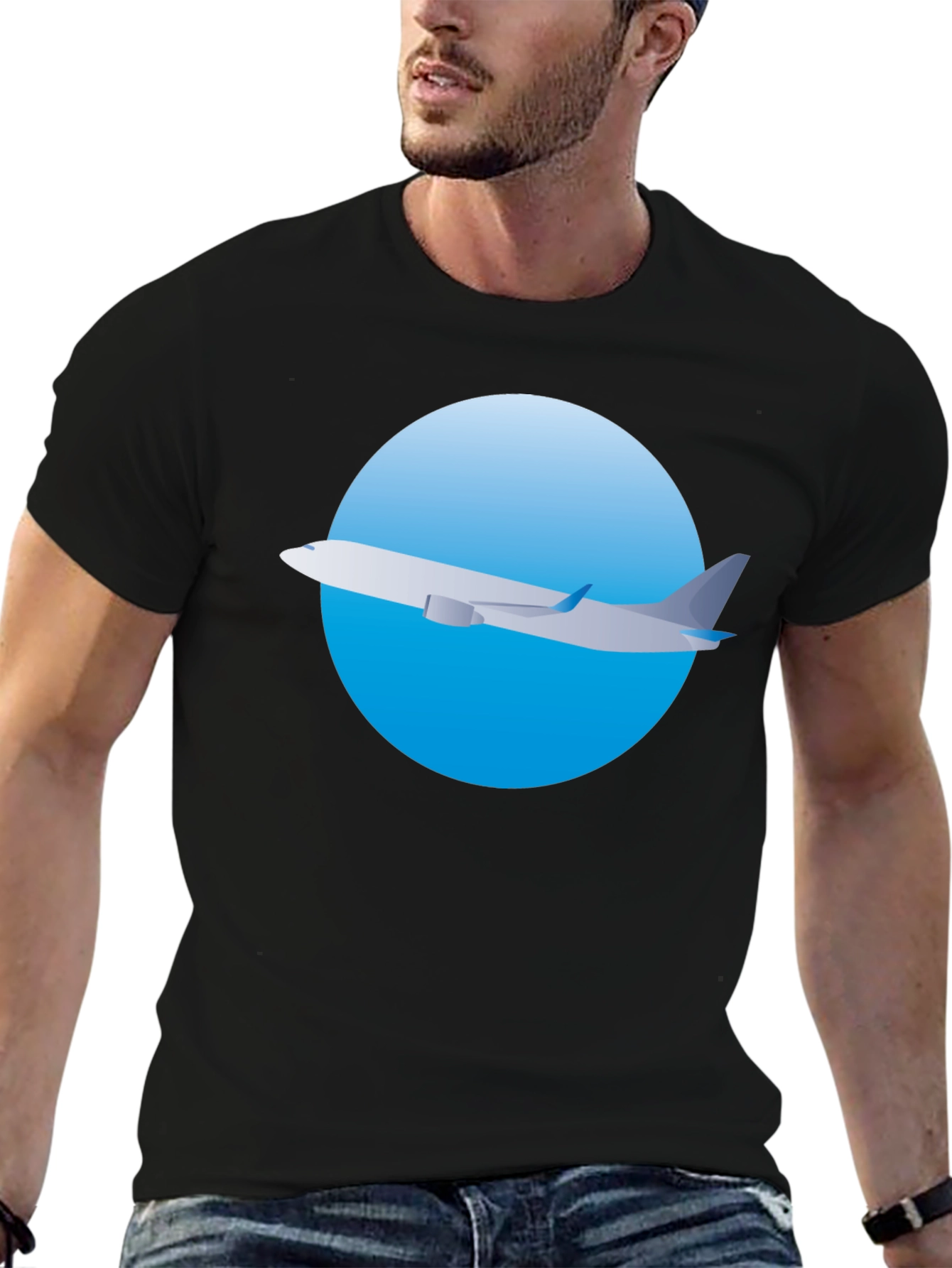 Airplane Graphic Tee - Aviation Lover Shirt