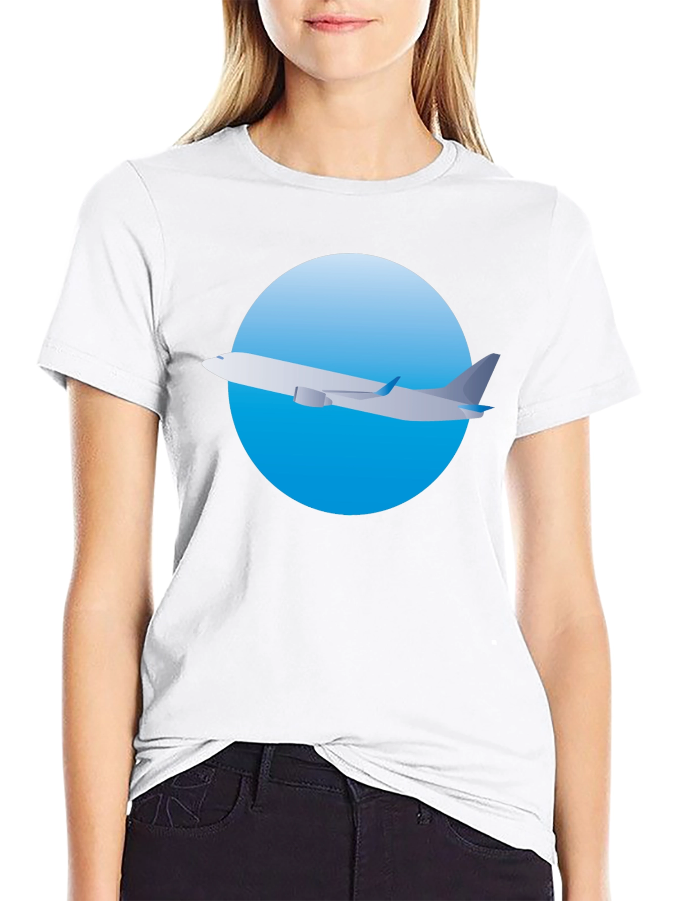 Airplane Graphic Tee - Aviation Lover Shirt