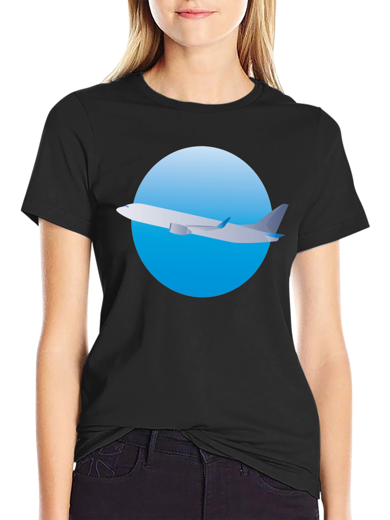 Airplane Graphic Tee - Aviation Lover Shirt