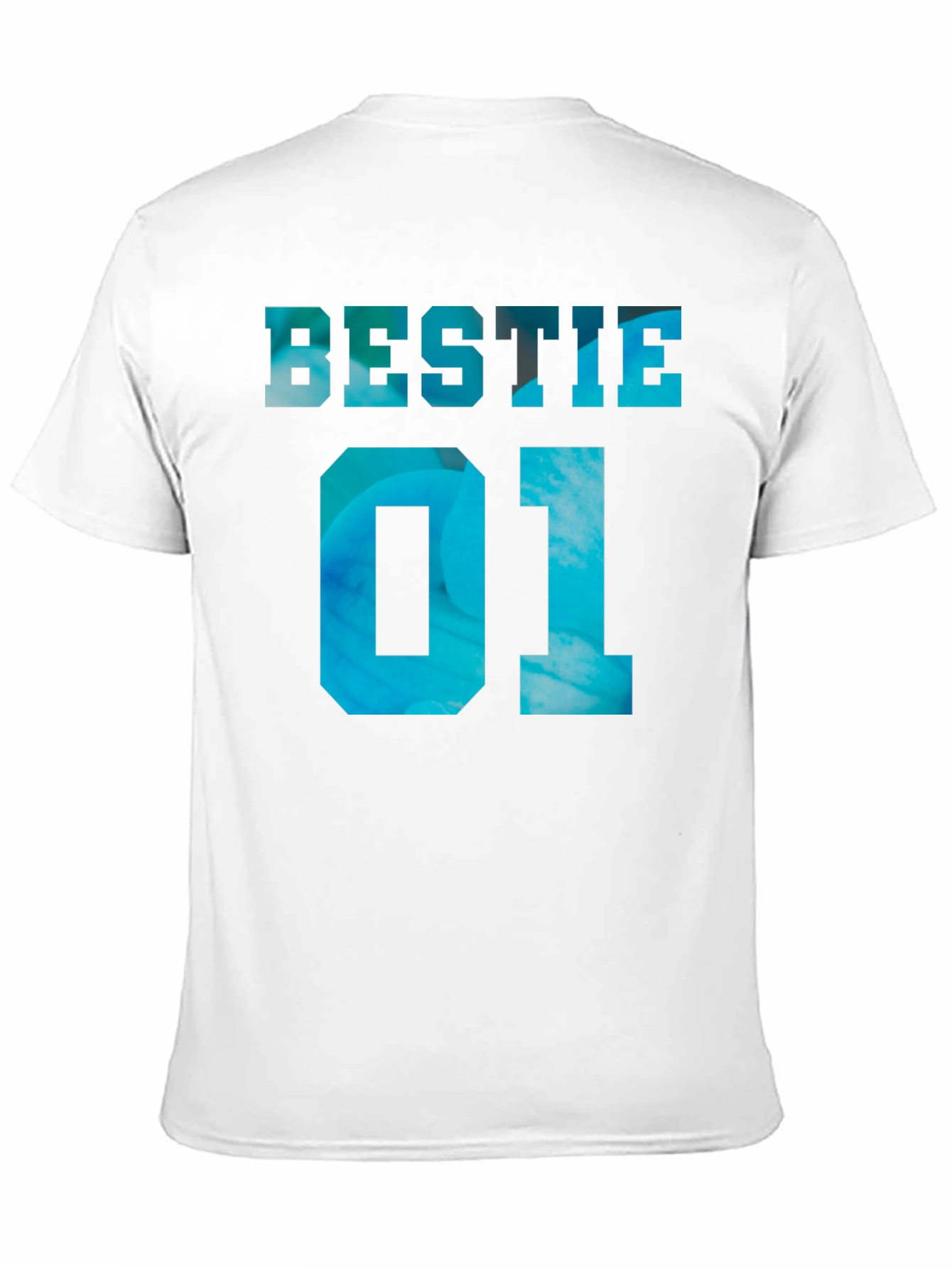 Bestie 01 Graphic Tee - Trendy Couple Shirt