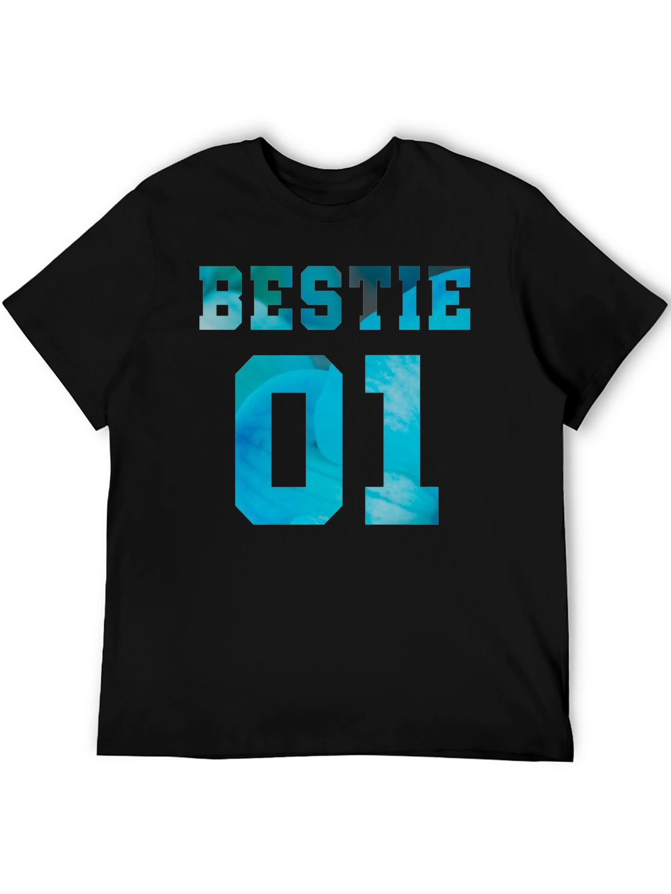Bestie 01 Graphic Tee - Trendy Couple Shirt