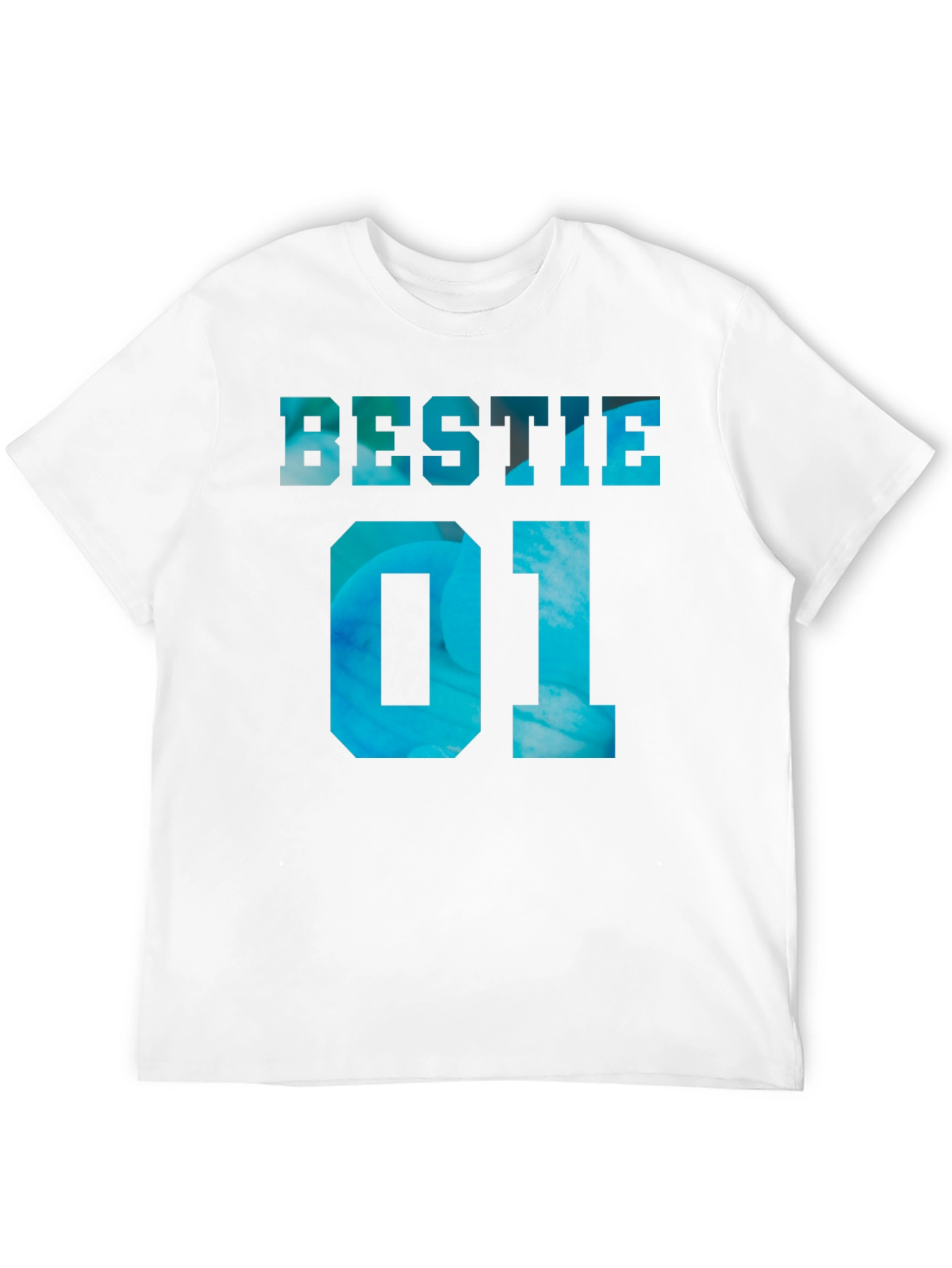 Bestie 01 Graphic Tee - Trendy Couple Shirt