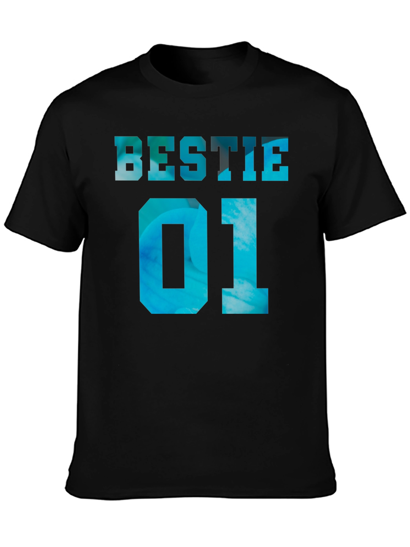 Bestie 01 Graphic Tee - Trendy Couple Shirt