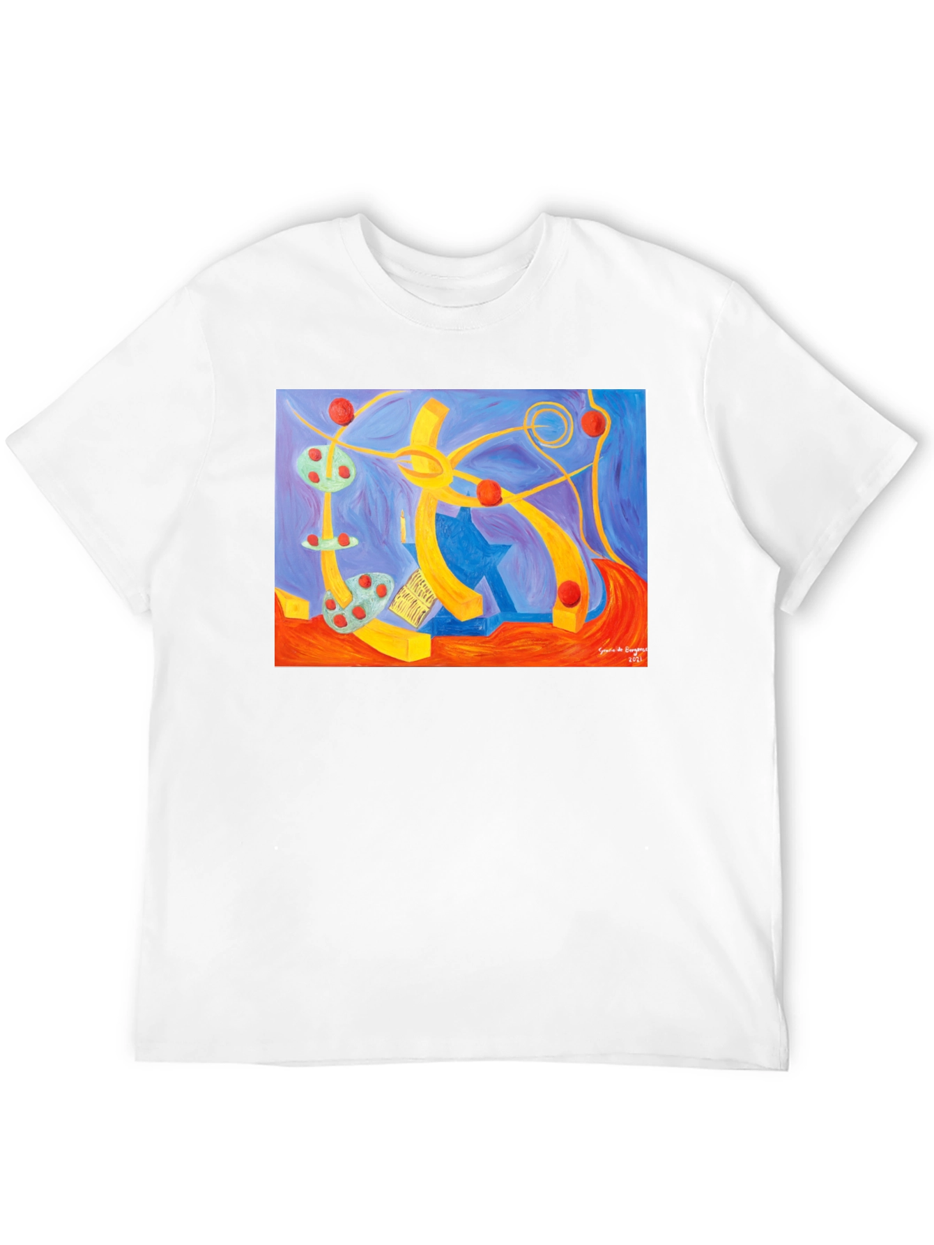 Abstract Art Graphic Tee - Unique Design